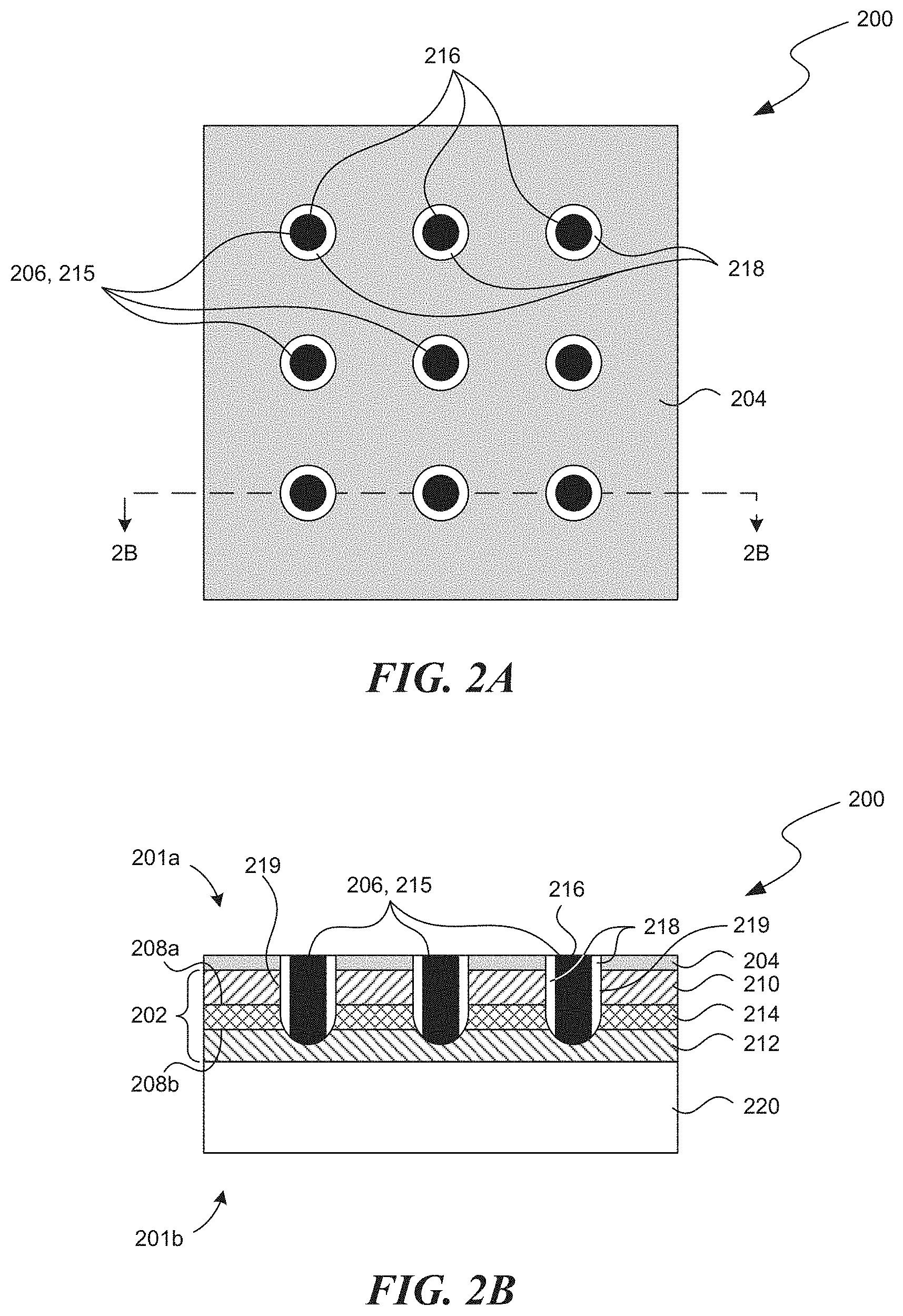Patent US11784294 Figure 2 – Vertical solid-state transducers having backside terminals and associated systems and methods