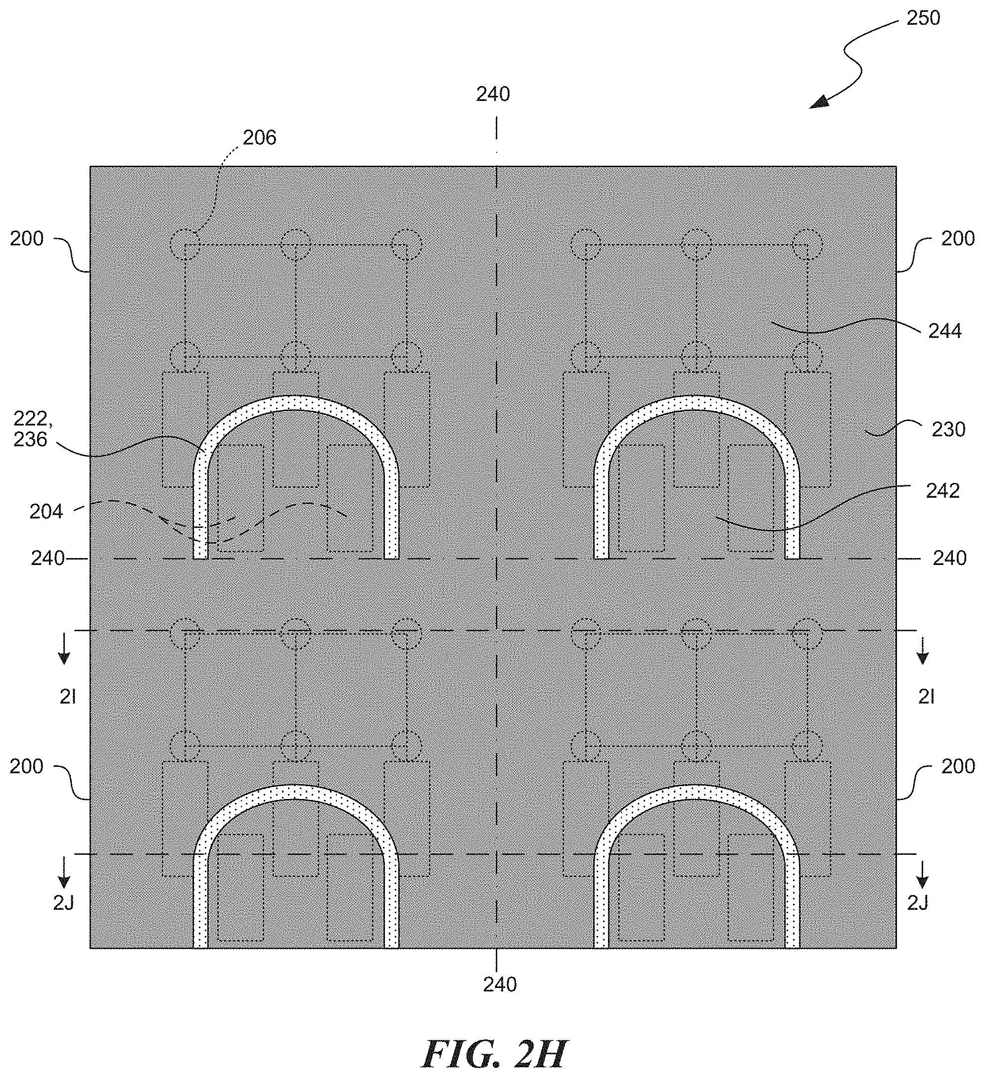 Patent US11784294 Figure 5 – Vertical solid-state transducers having backside terminals and associated systems and methods