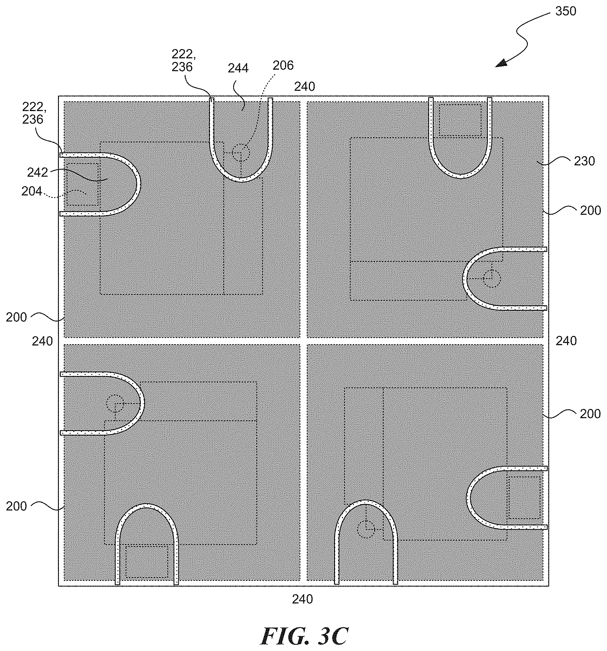 Patent US11784294 Figure 9 – Vertical solid-state transducers having backside terminals and associated systems and methods