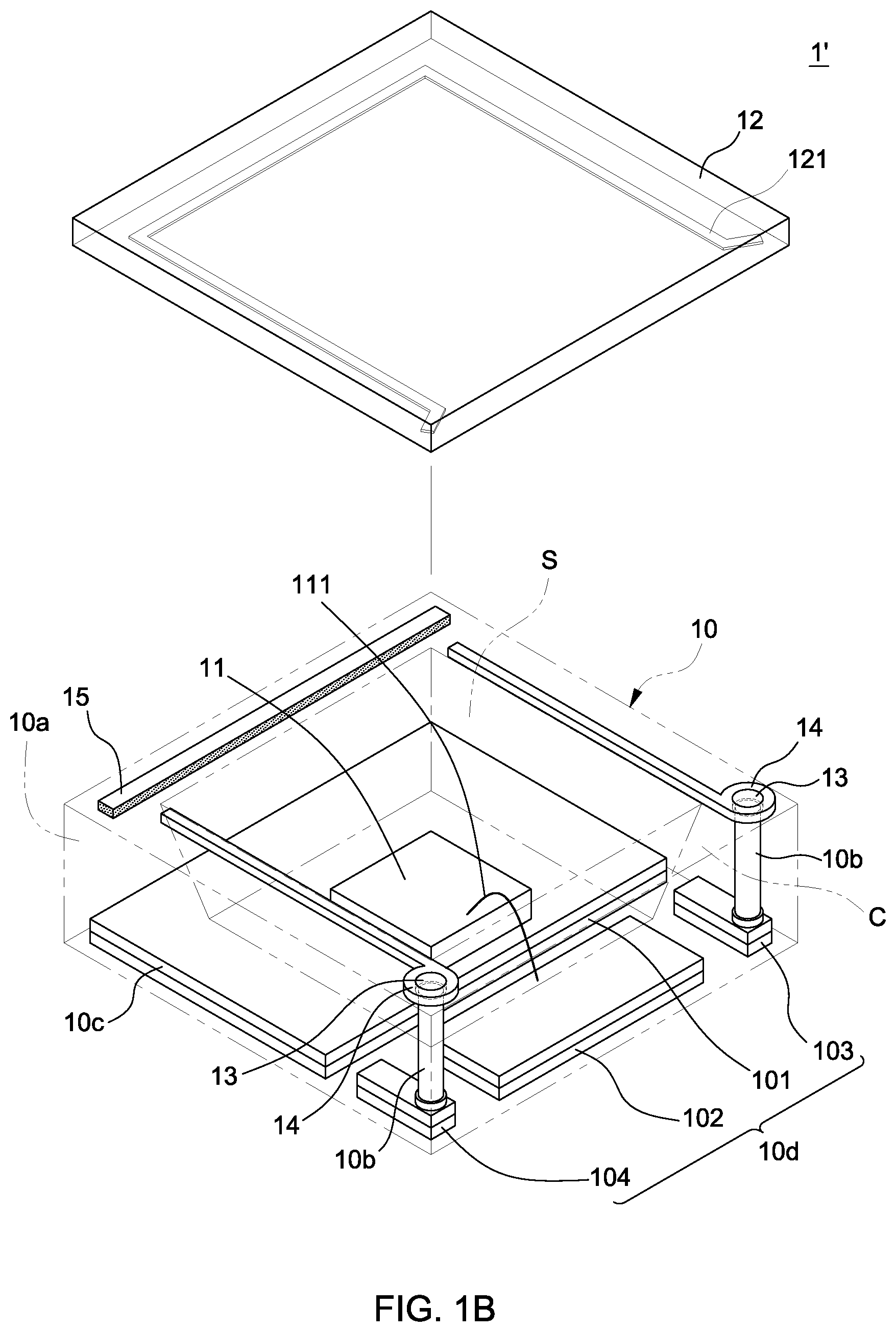 Patent US11784296 Figure 2 – Semiconductor device package and a method of manufacturing the same