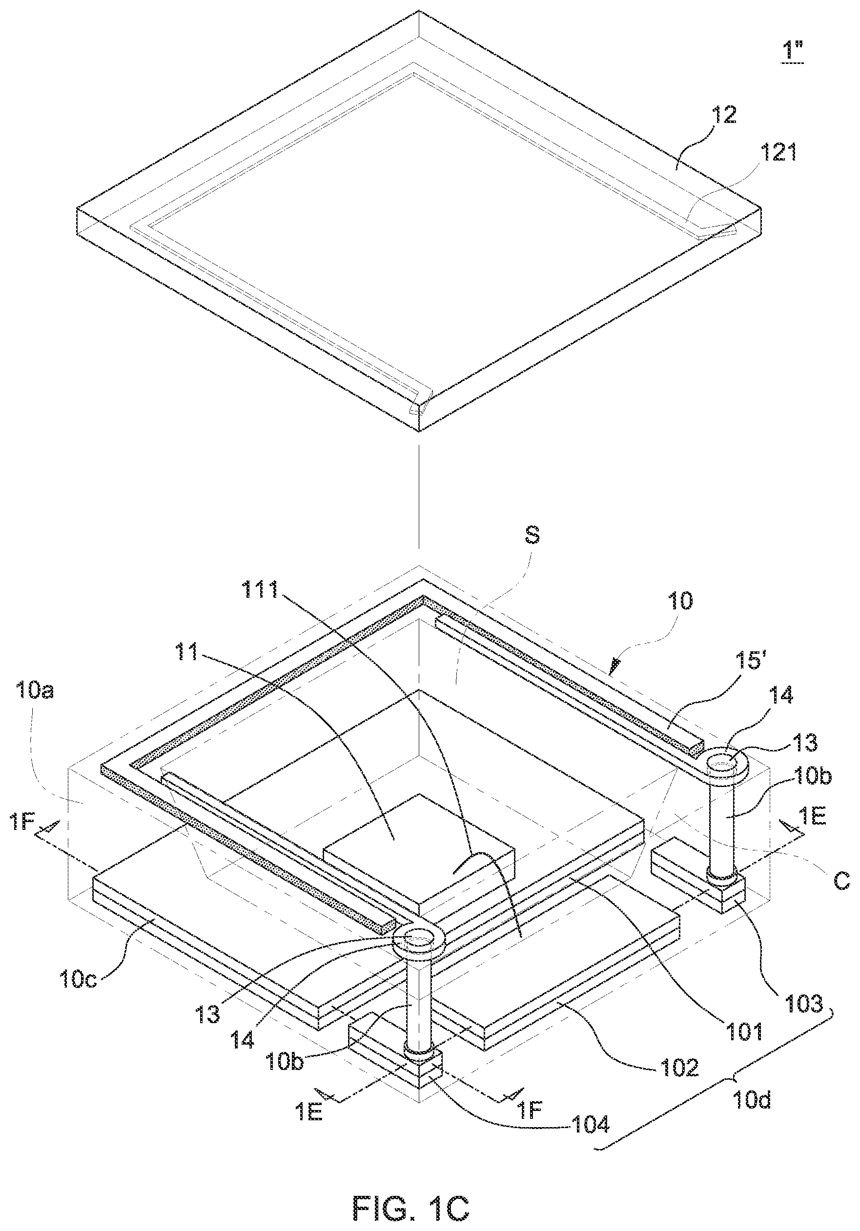 Patent US11784296 Figure 3 – Semiconductor device package and a method of manufacturing the same
