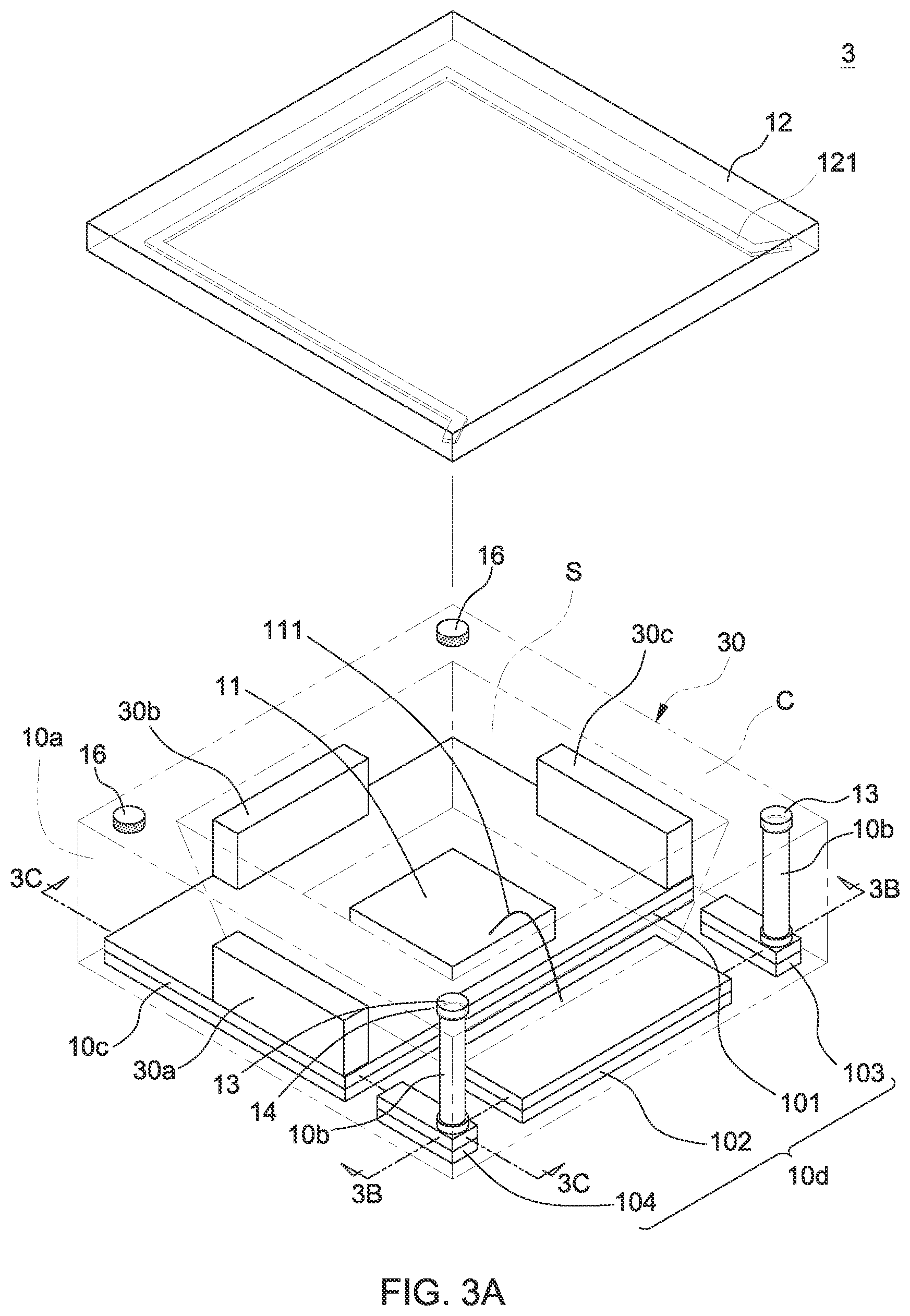 Patent US11784296 Figure 8 – Semiconductor device package and a method of manufacturing the same