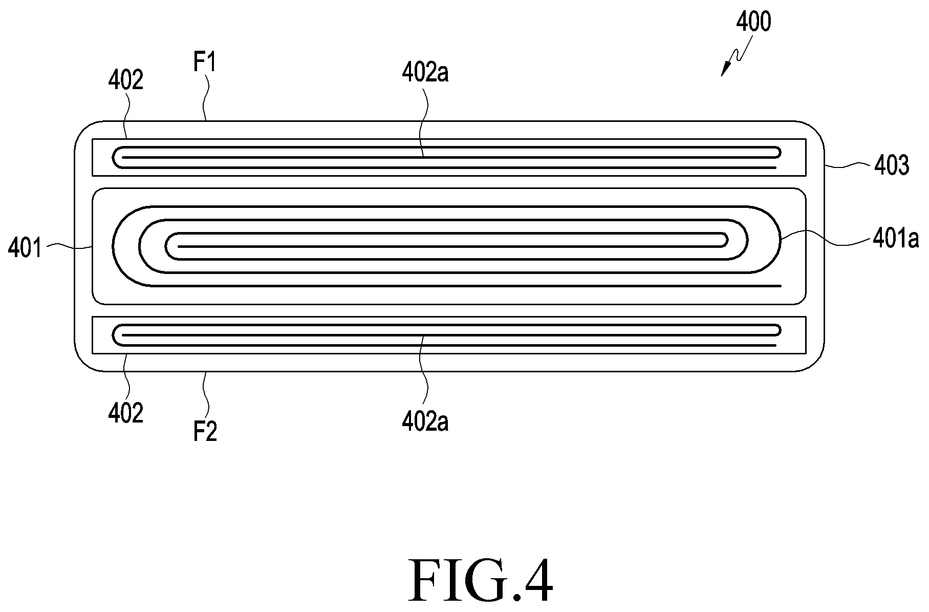 Patent US11784300 Figure 3 – Battery including multiple unit cells having different characteristics in electronic conductivity of anode and electronic device including same