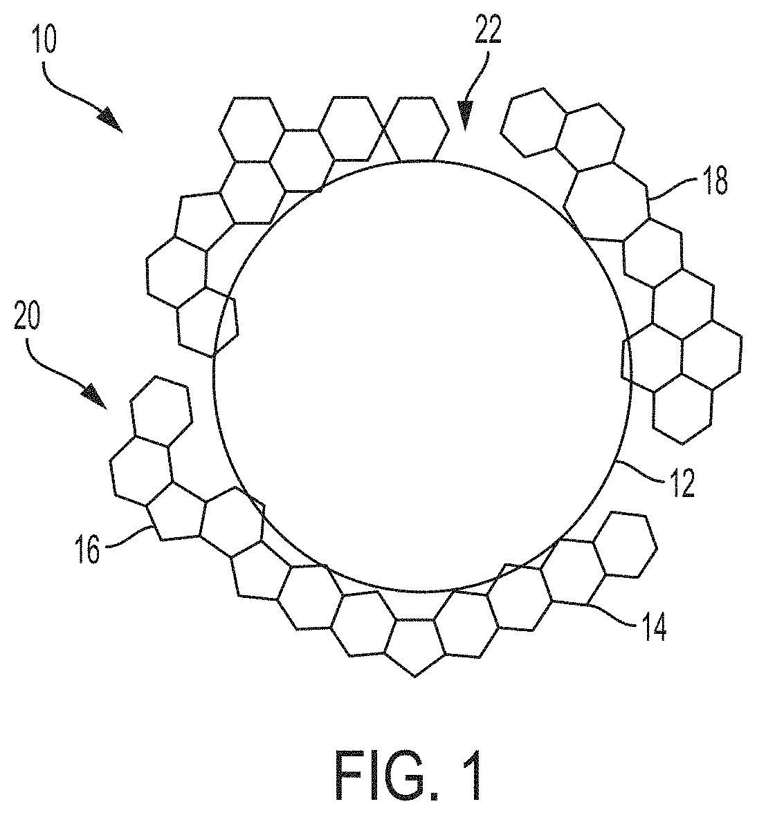 Patent US11784305 Figure 1 – Negative electrode including silicon nanoparticles having a carbon coating thereon