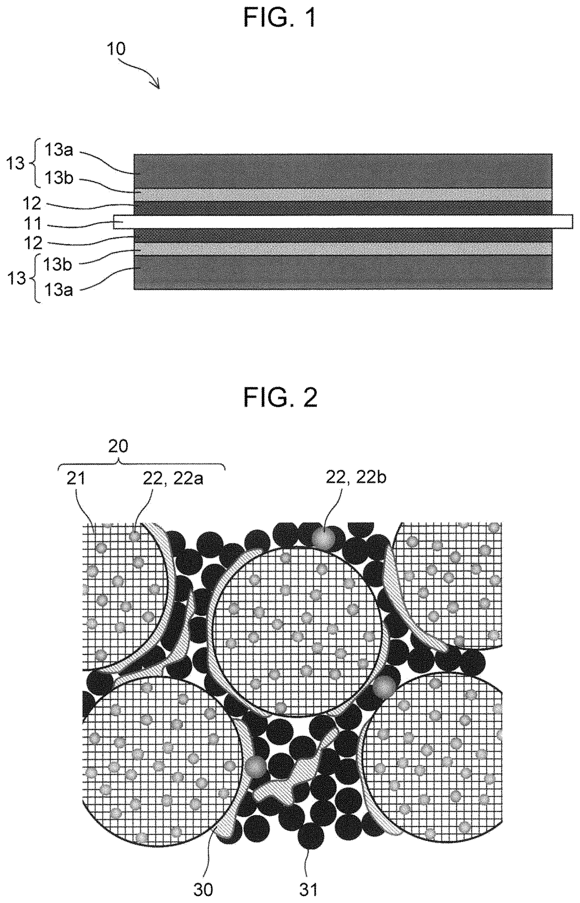 Patent US11784320 — Catalyst, catalyst layer, membrane-electrode assembly, electrochemical device, and method for producing catalyst — Figure 1
