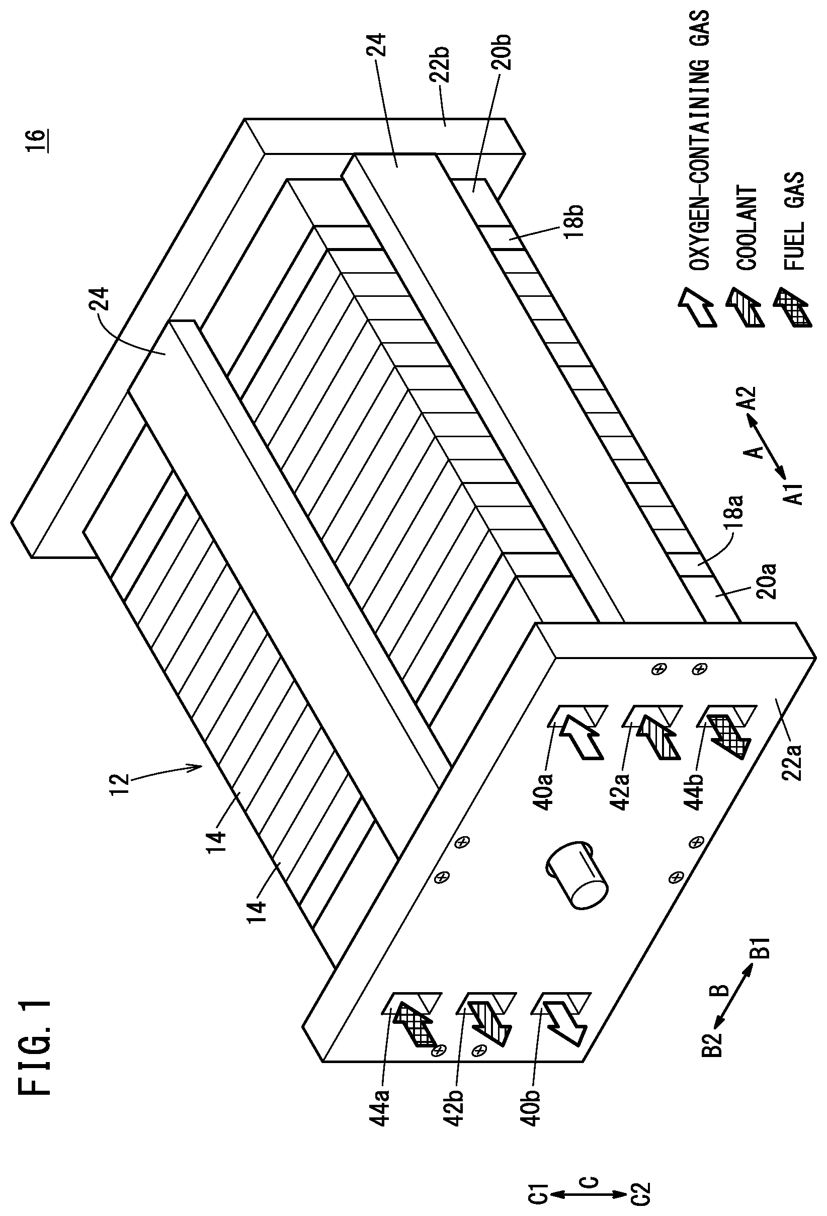 Patent US11784324 Figure 1 – Separator for fuel cell and fuel cell stack