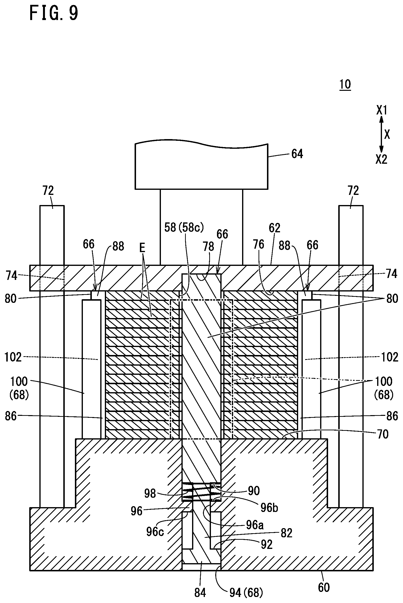 Patent US11784324 Figure 9 – Separator for fuel cell and fuel cell stack