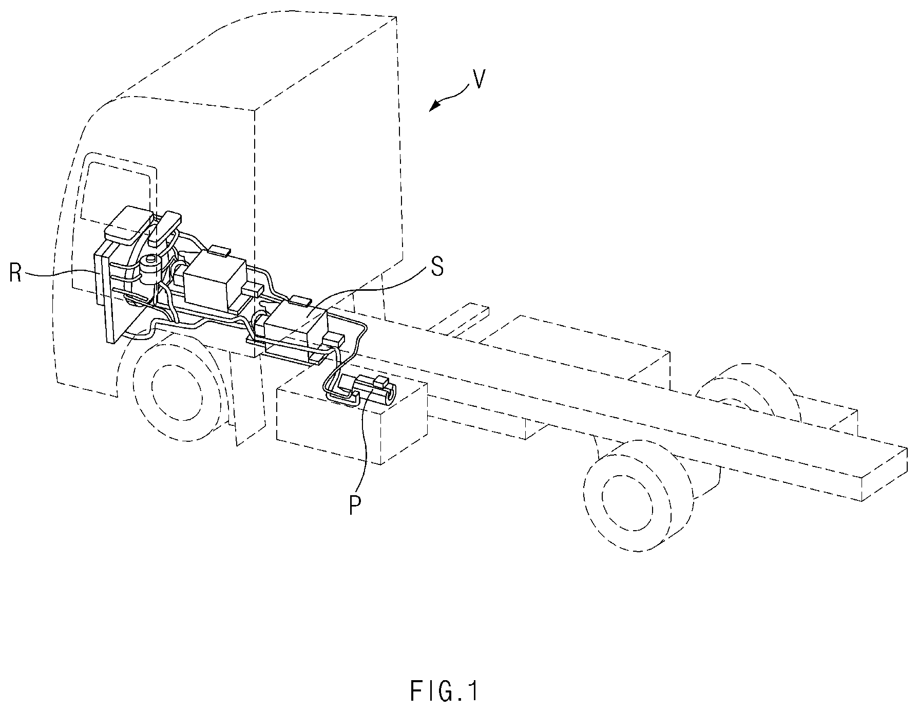Patent US11784327 Figure 1 – Fuel cell cooling system for vehicle
