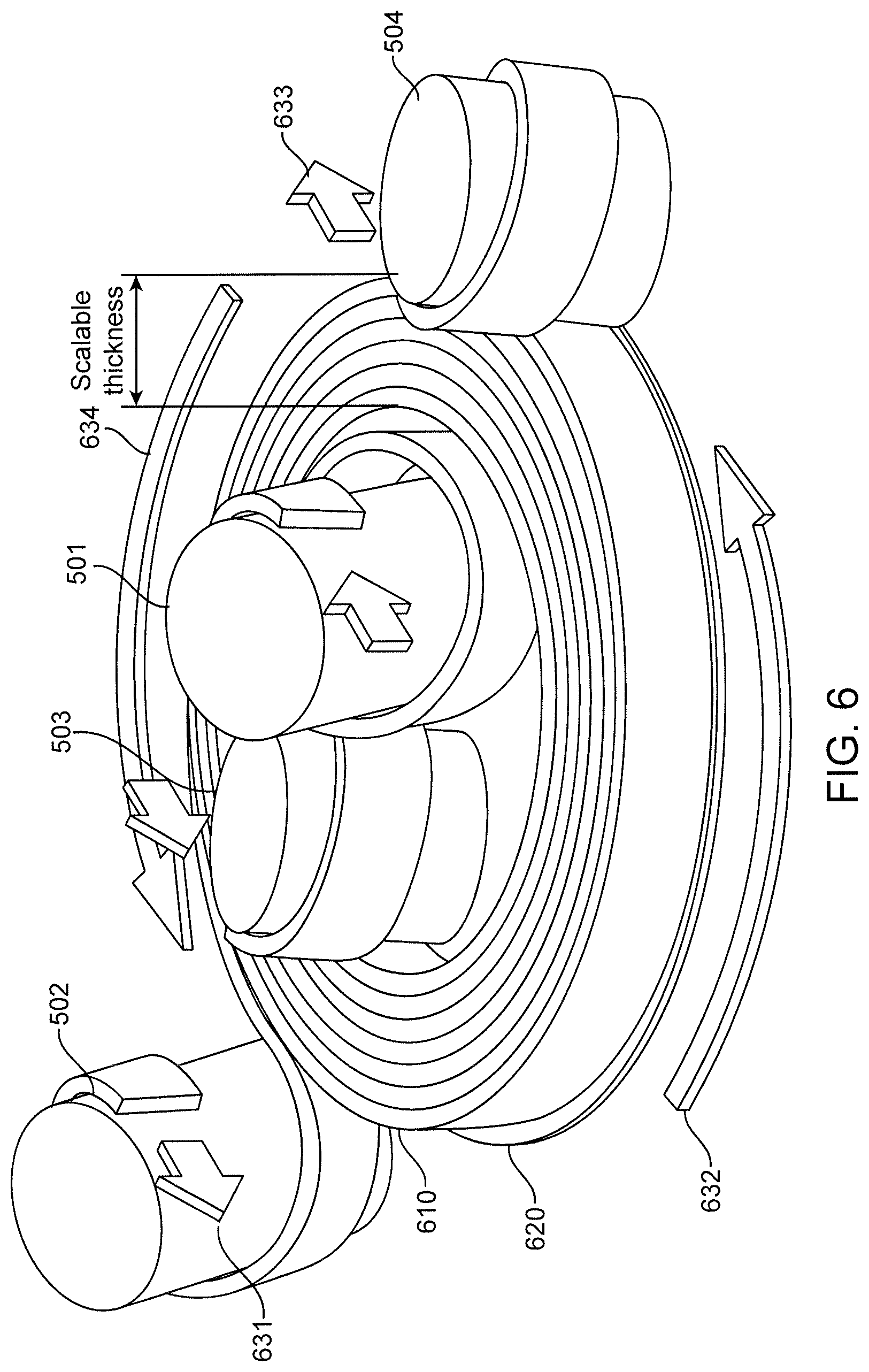 Patent US11784341 Figure 6 – High-energy density and low-cost flow electrochemical devices with moving rechargeable anode and cathode belts