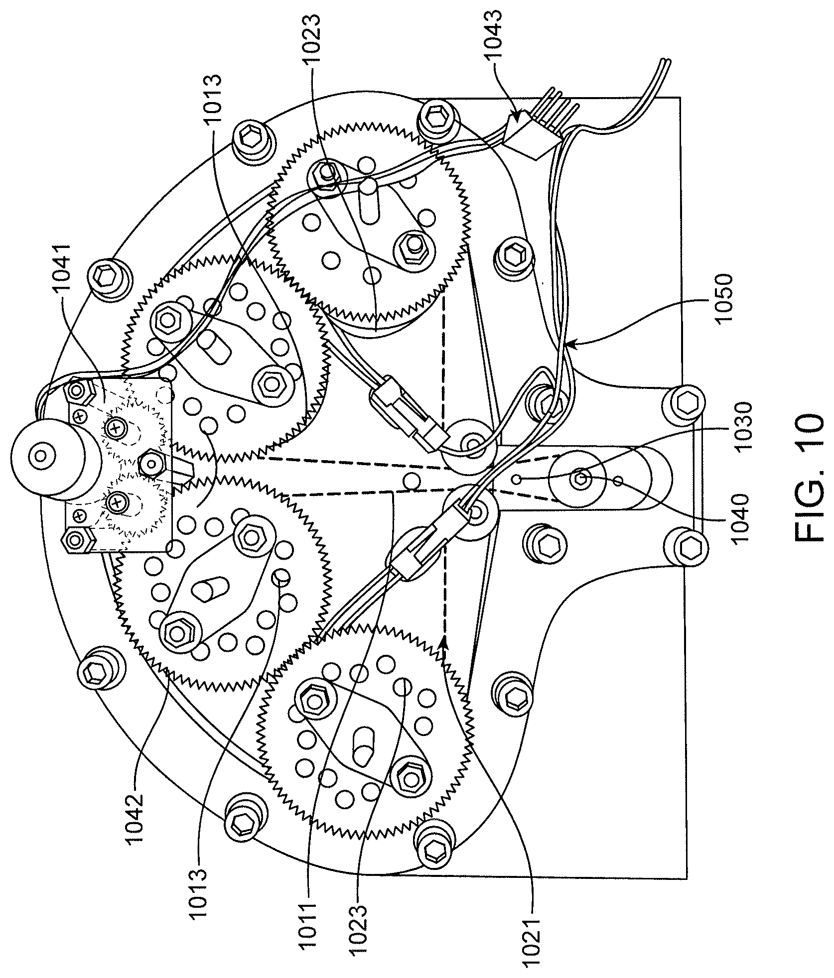Patent US11784341 Figure 10 – High-energy density and low-cost flow electrochemical devices with moving rechargeable anode and cathode belts