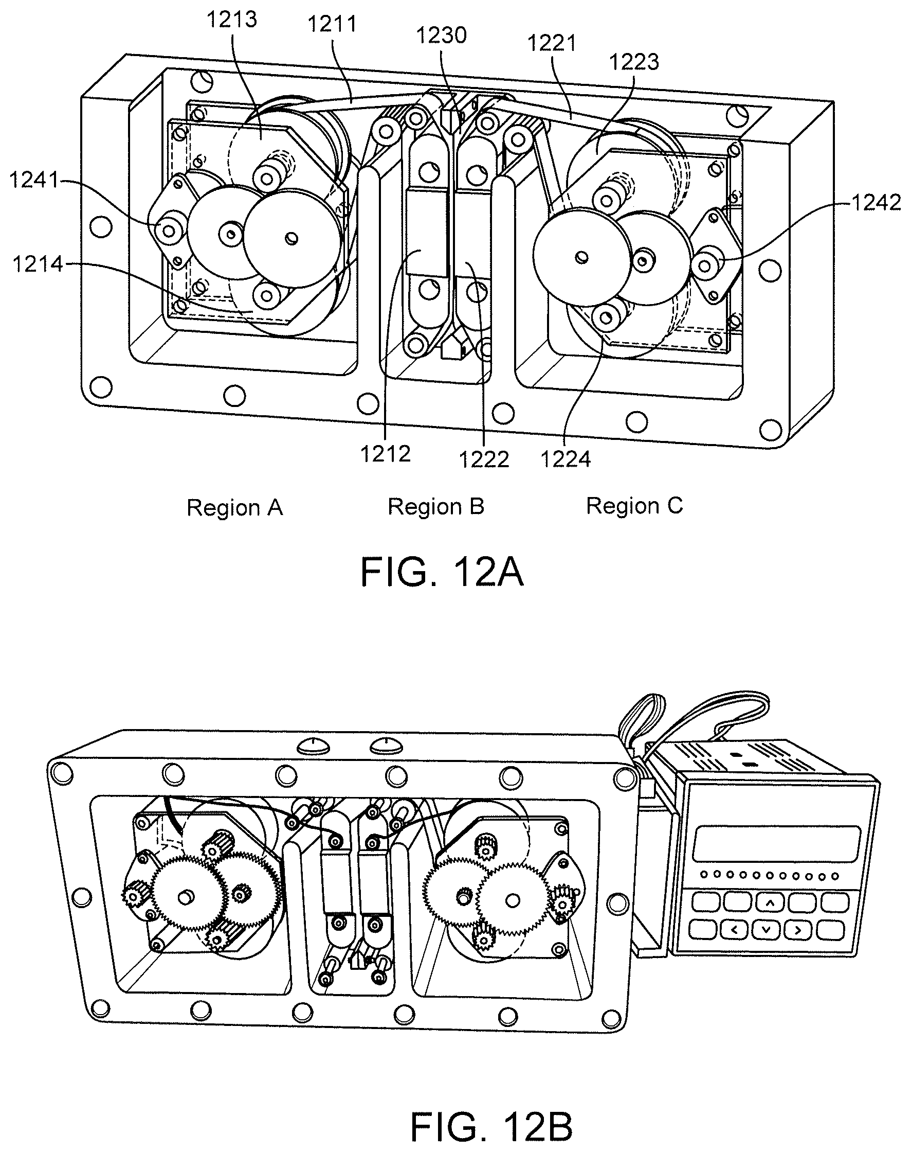 Patent US11784341 Figure 12 – High-energy density and low-cost flow electrochemical devices with moving rechargeable anode and cathode belts