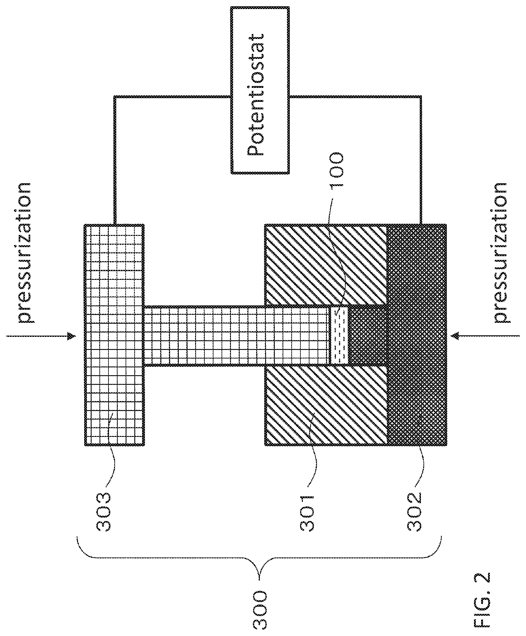 Patent US11784345 Figure 2 – Solid electrolyte material and battery