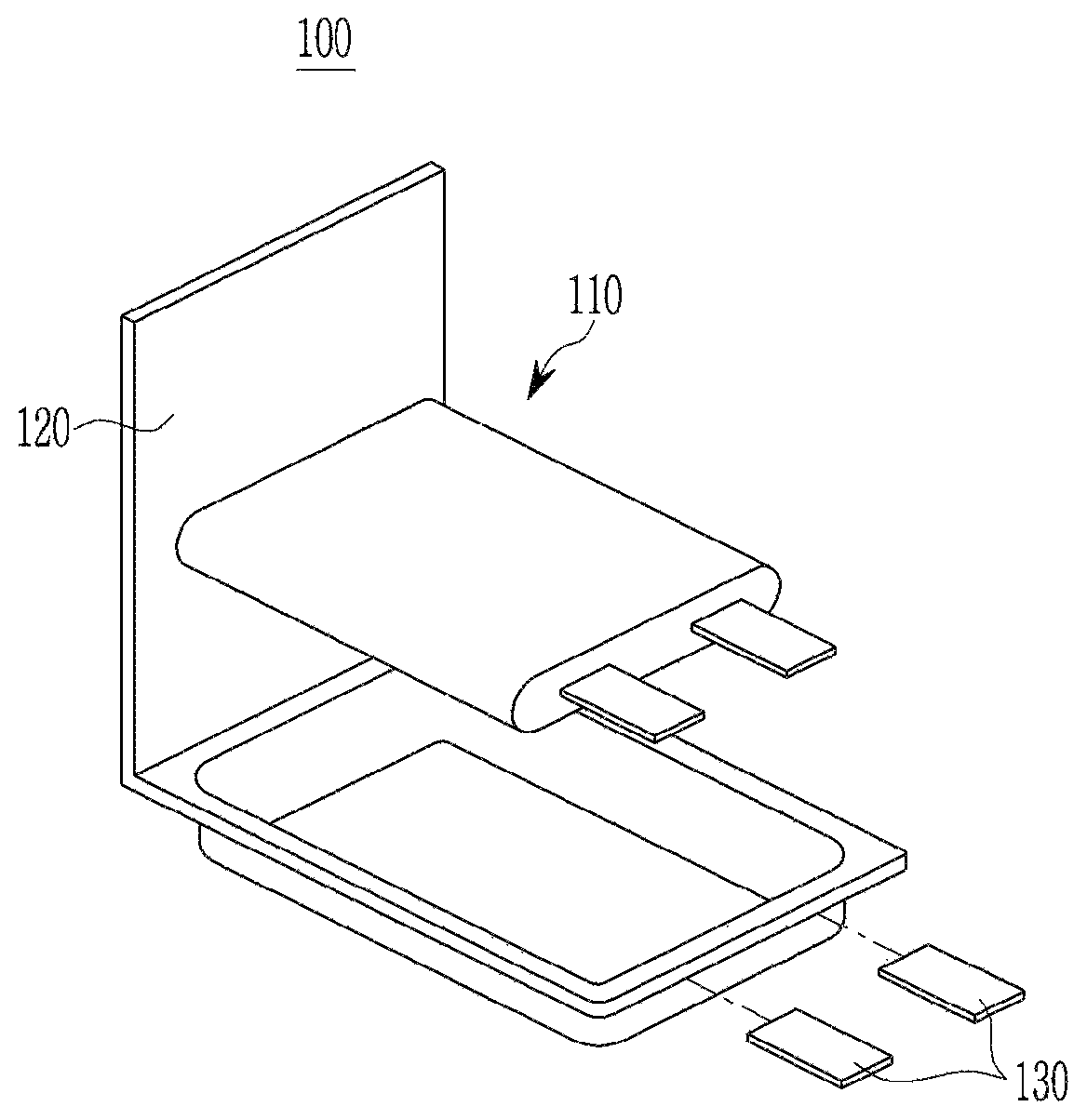 Patent US11784347 Figure 1 – Electrolyte for rechargeable lithium battery and rechargeable lithium battery including same