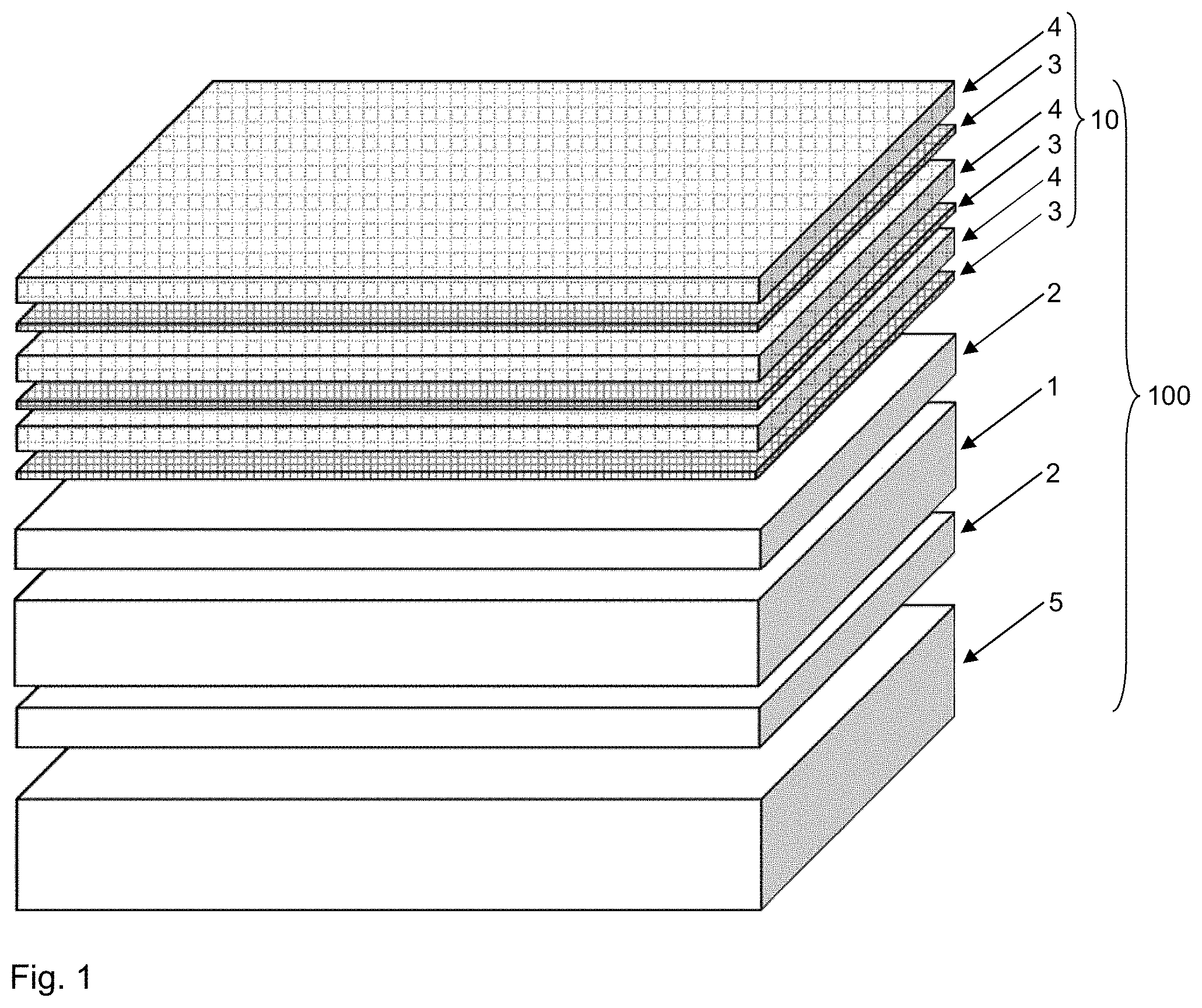 Patent US11784354 — Method of manufacturing a solid state battery and solid state battery — Figure 1