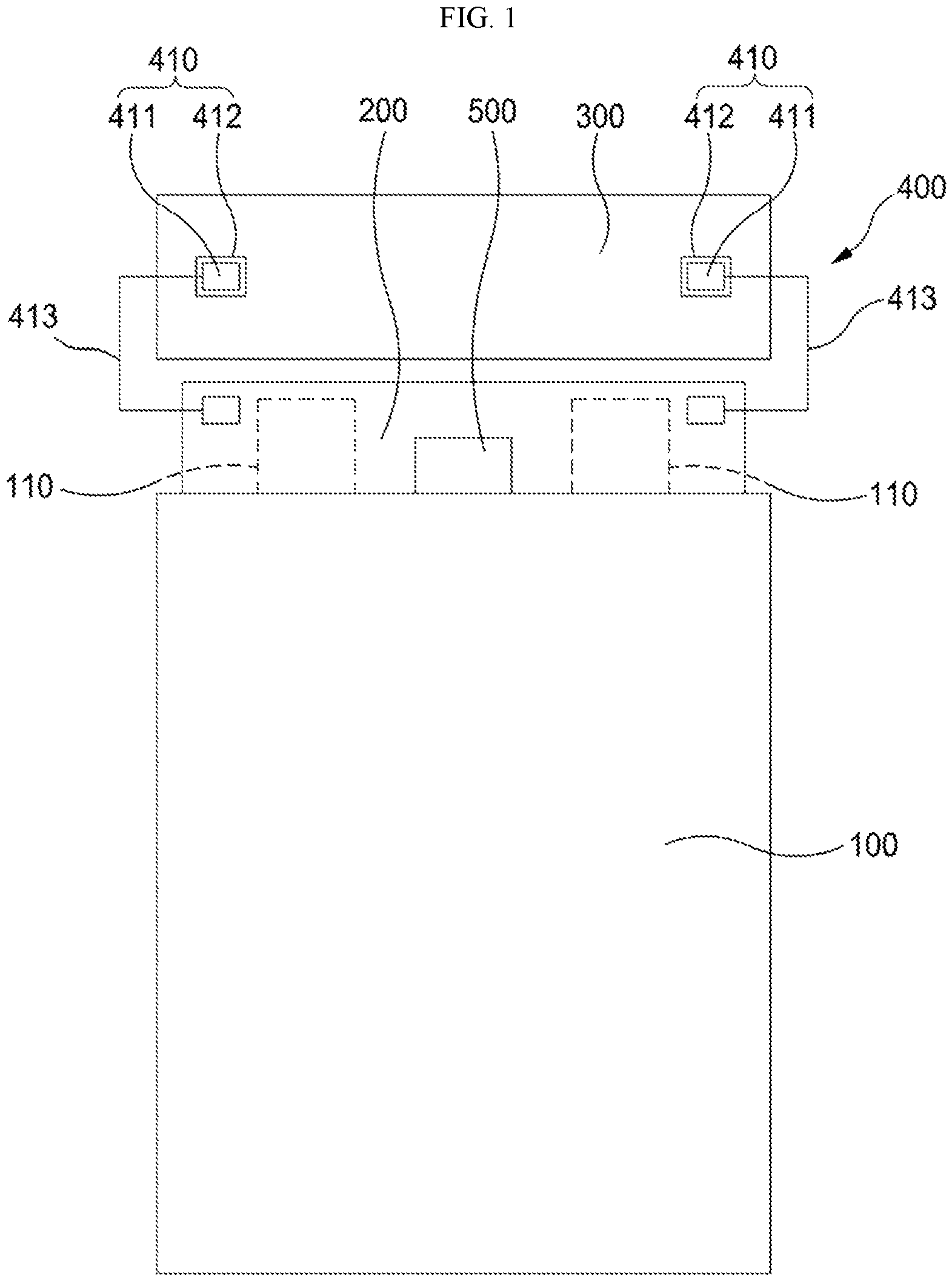 Patent US11784356 Figure 1 – Battery module