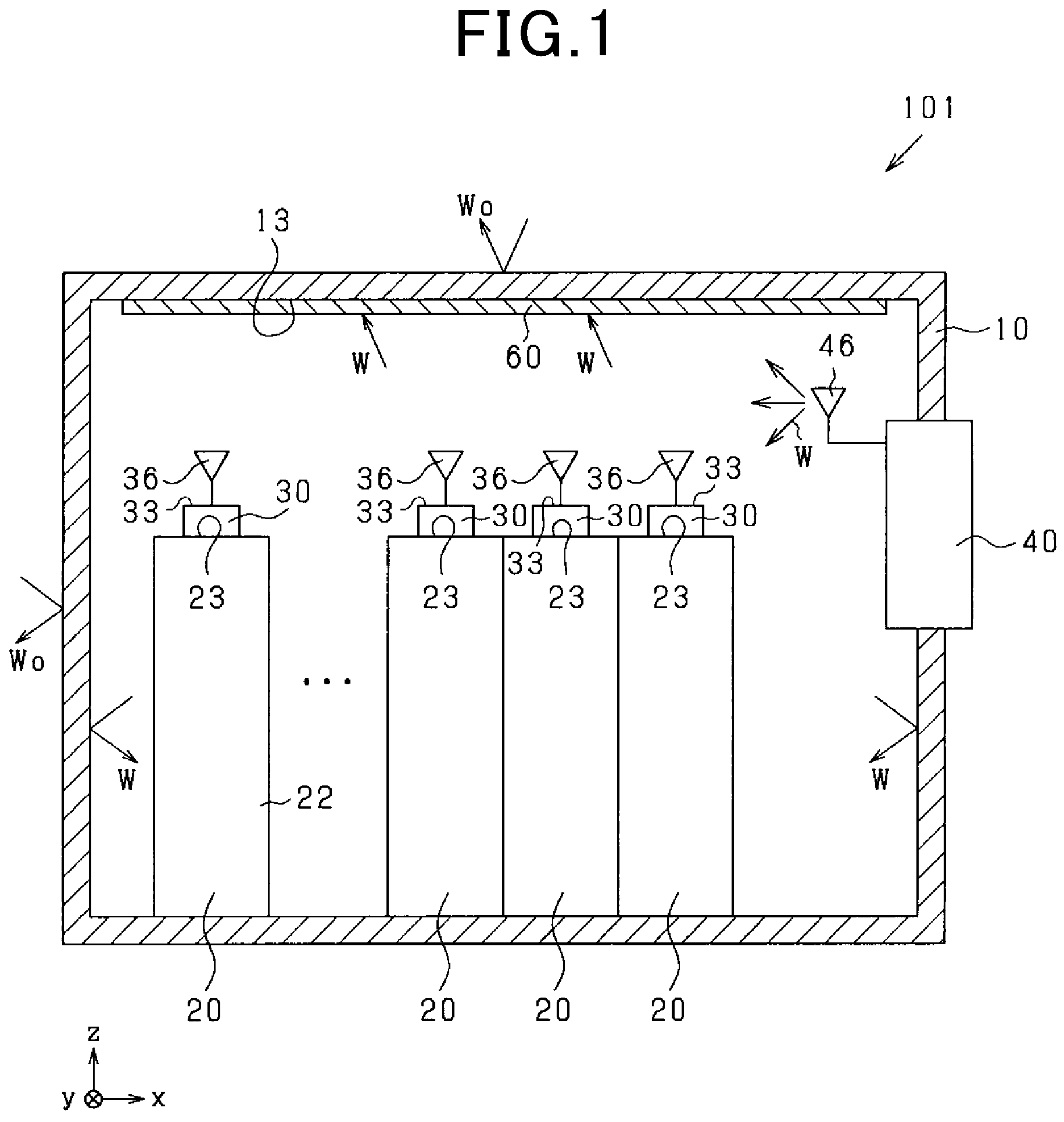 Patent US11784357 — Battery pack — Figure 1