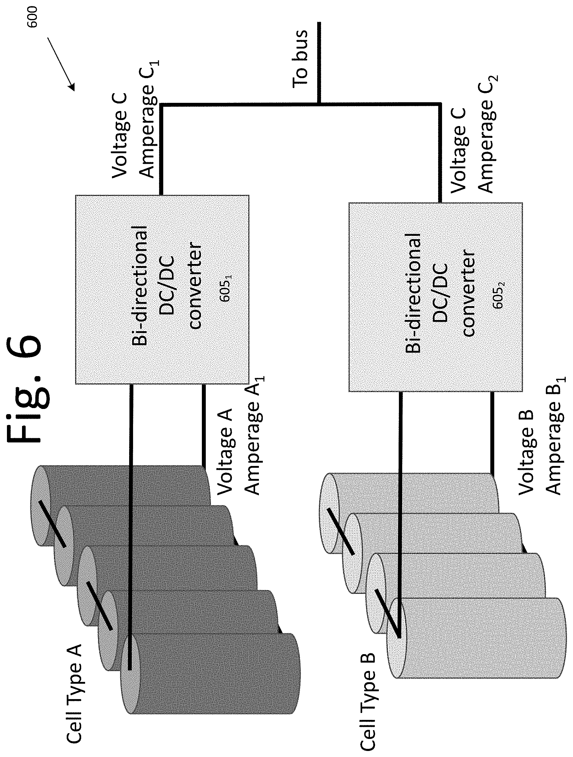 Patent US11784358 Figure 6 – Self regulating modular battery