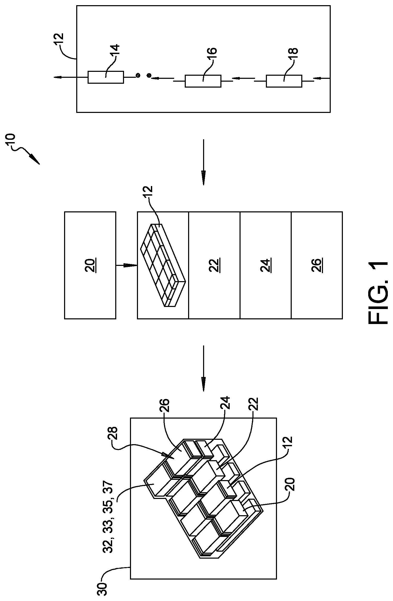 Patent US11784359 Figure 1 – Thermal runaway detection methods and warning systems