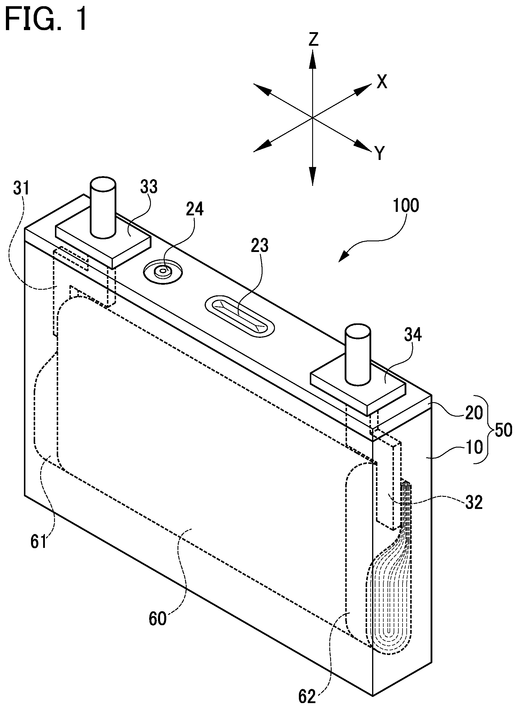 Patent US11784361 Figure 1 – Battery manufacturing apparatus and battery manufacturing method