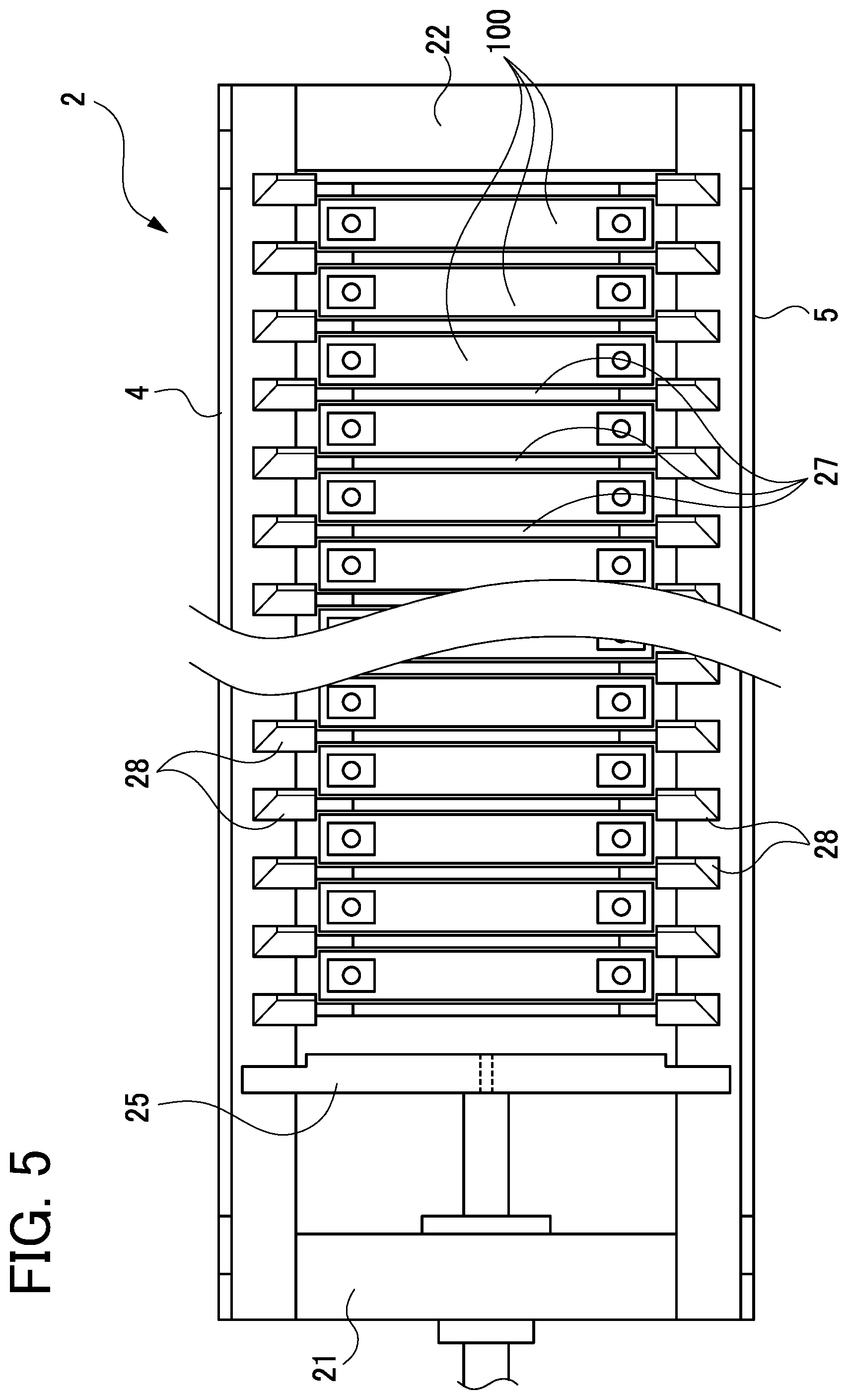 Patent US11784361 Figure 5 – Battery manufacturing apparatus and battery manufacturing method