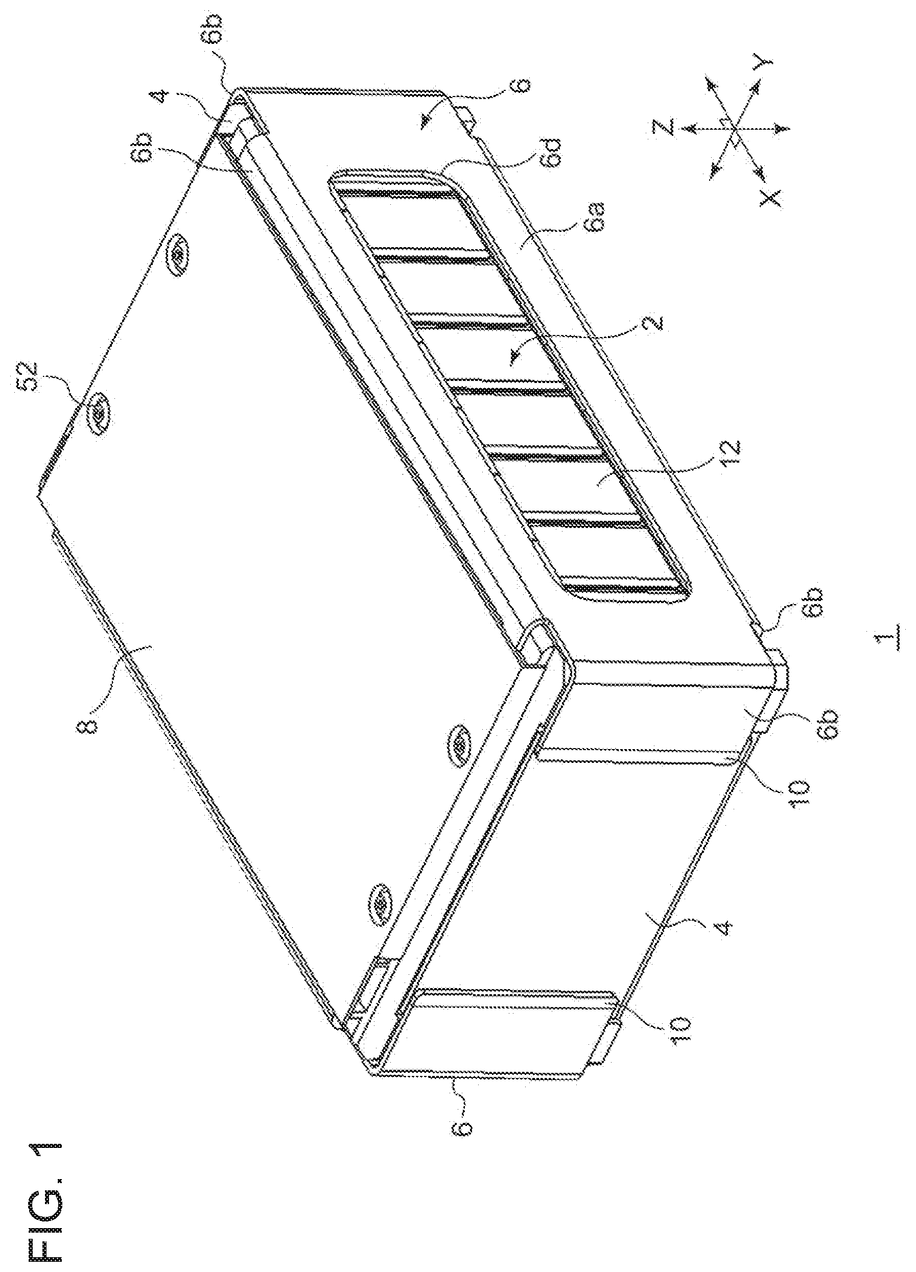 Patent US11784365 Figure 1 – Battery module