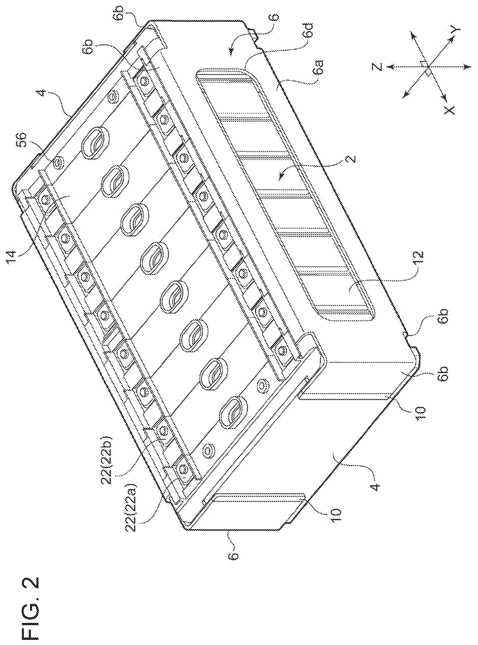 Patent US11784365 Figure 2 – Battery module