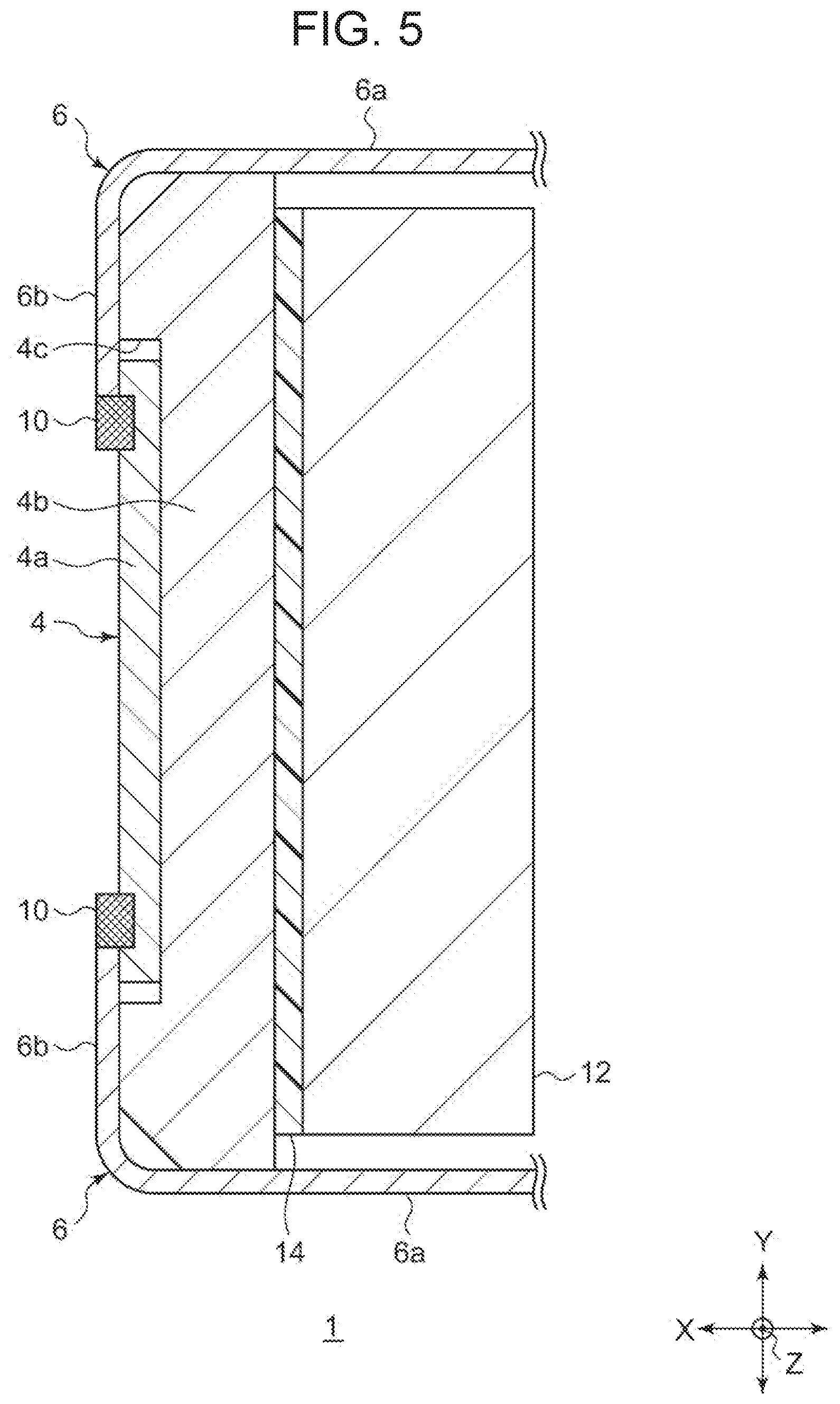 Patent US11784365 Figure 5 – Battery module