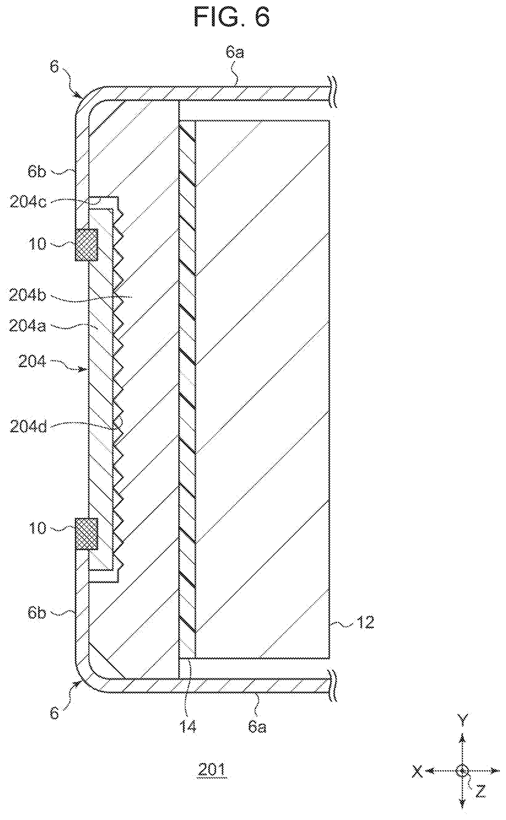 Patent US11784365 Figure 6 – Battery module