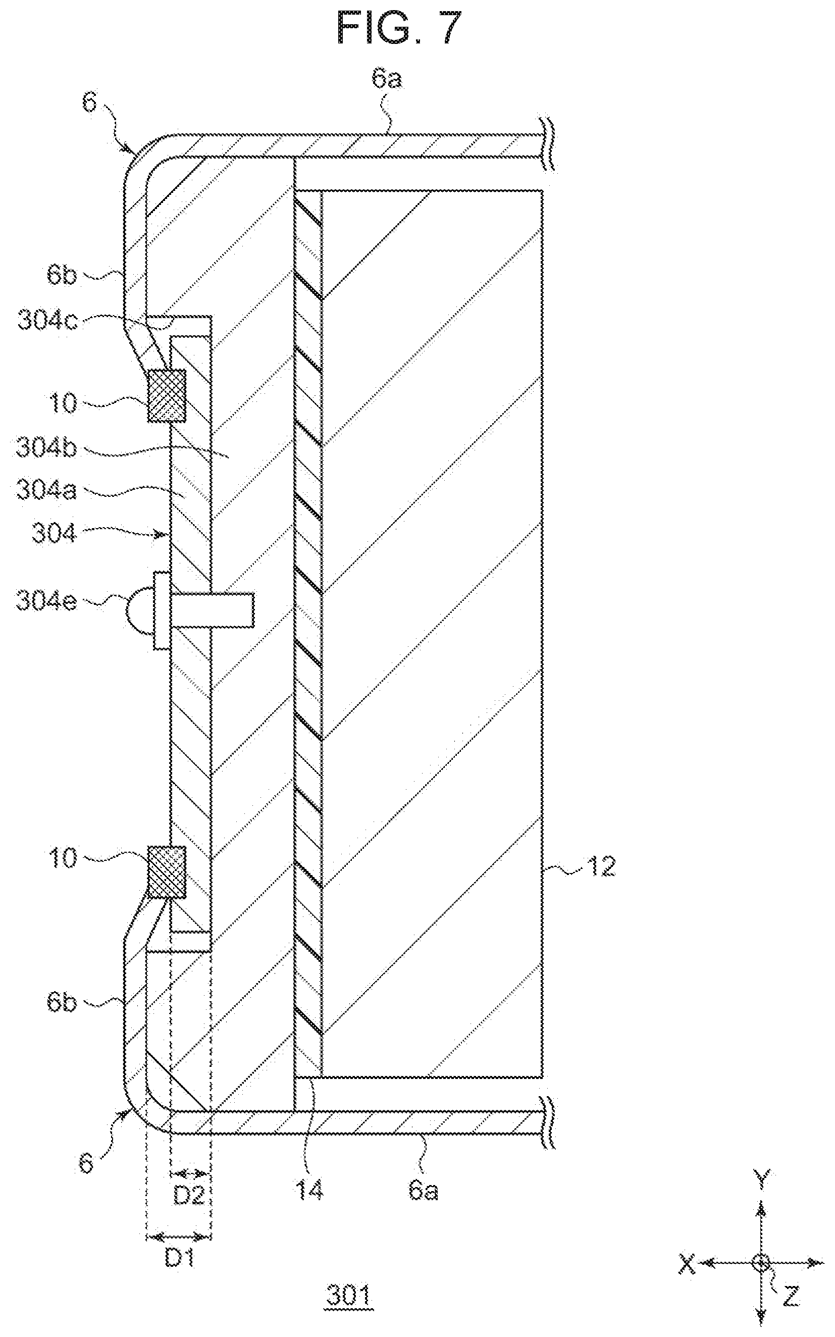 Patent US11784365 Figure 7 – Battery module