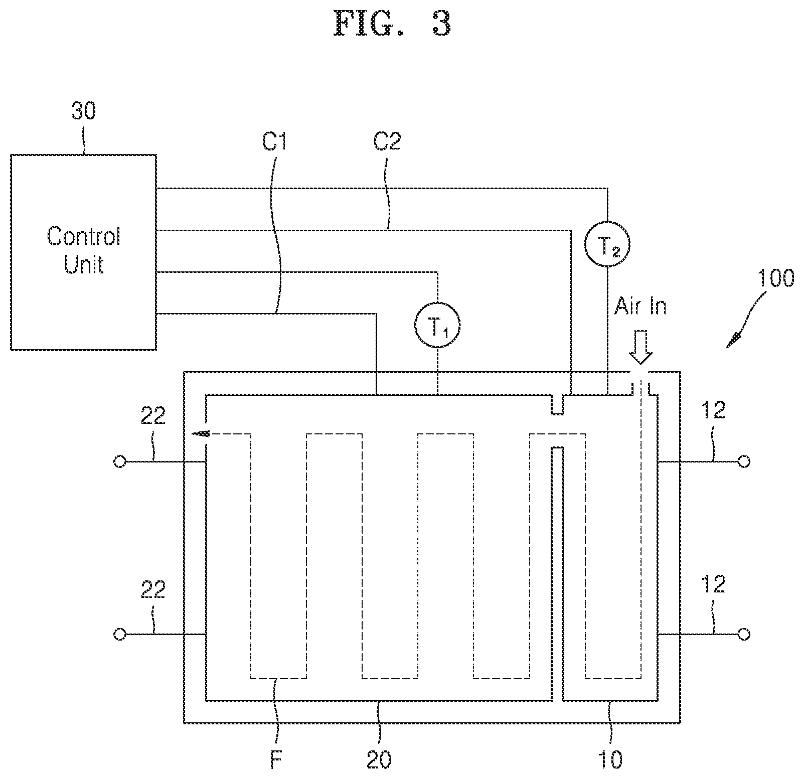 Patent US11784367 Figure 4 – Metal-air battery apparatus and method of controlling temperature thereof