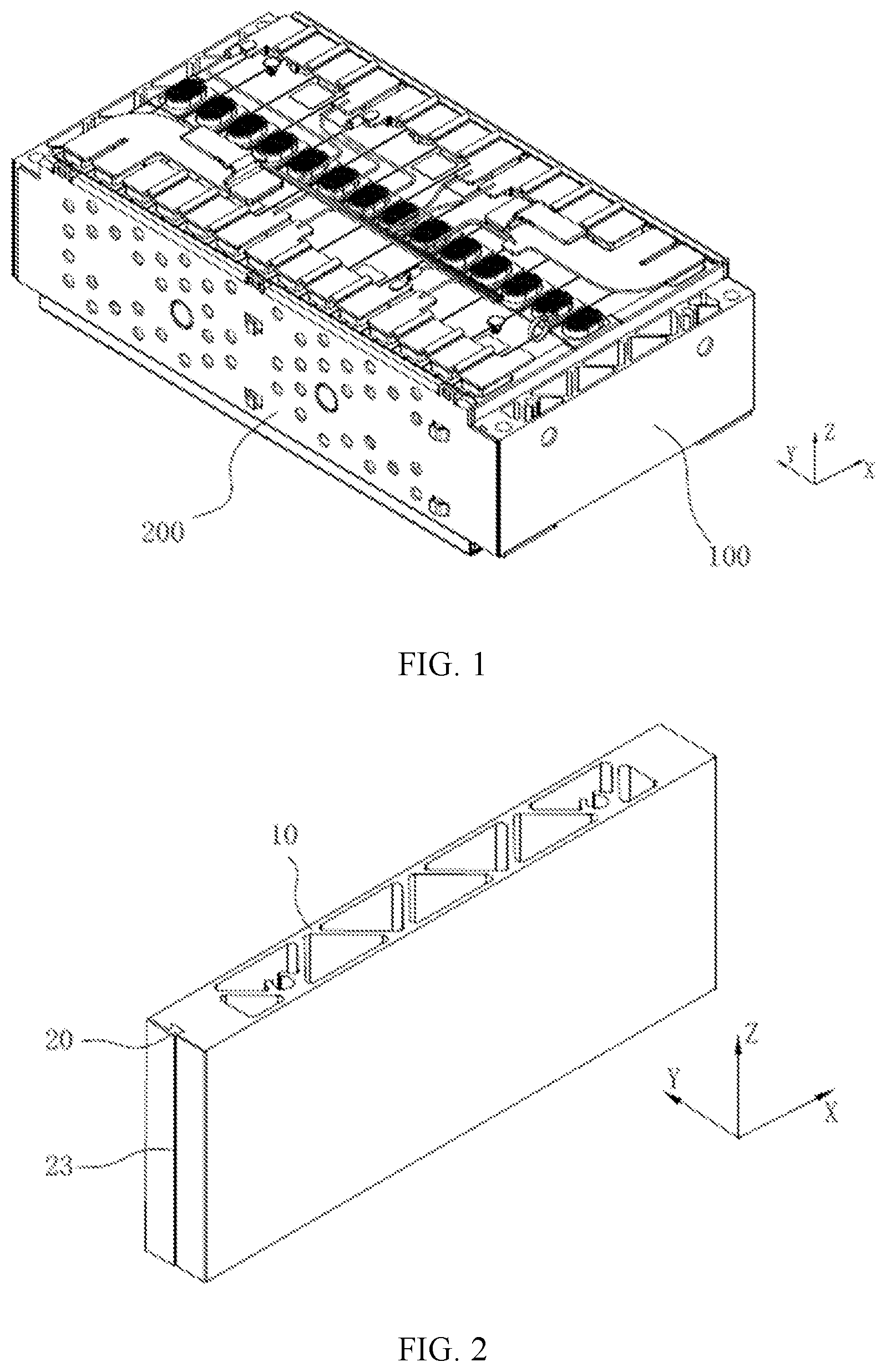 Patent US11784372 Figure 1 – End plate for battery module, and battery module