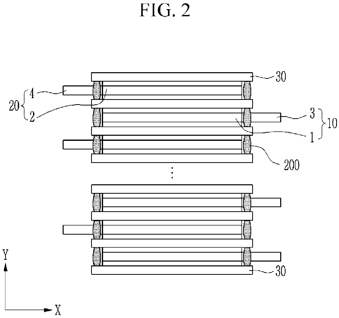 Patent US11784378 Figure 2 – Electrode assembly and method of manufacturing the same