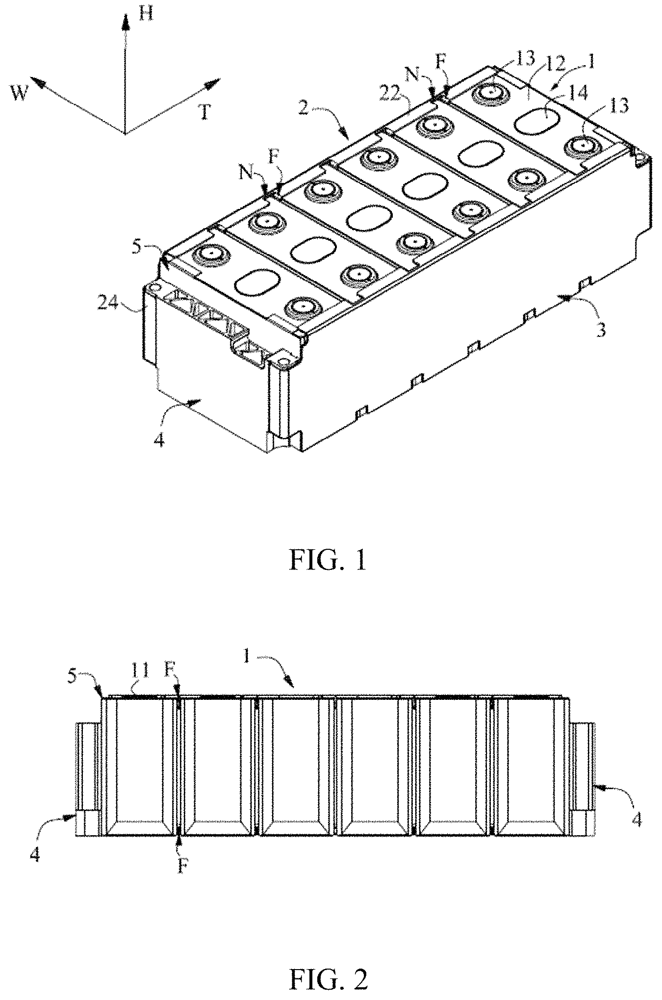 Patent US11784380 Figure 1 – Battery module