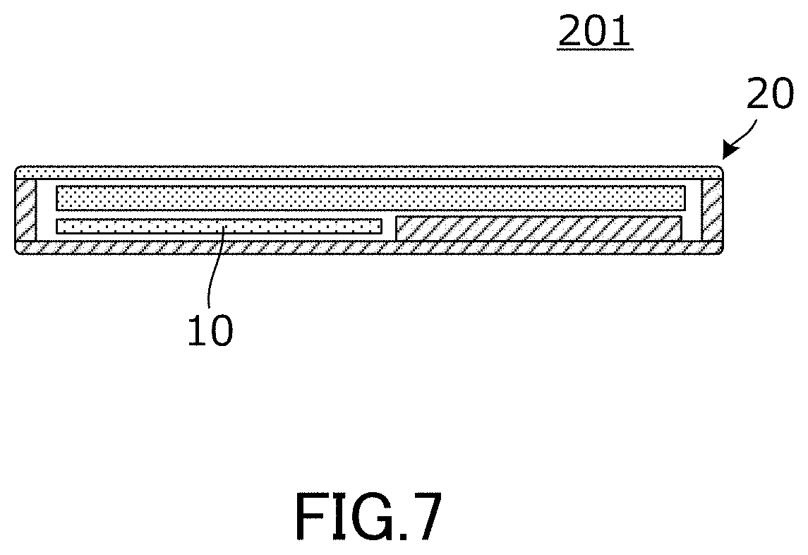 Patent US11784383 Figure 7 – Transmission line and electronic device