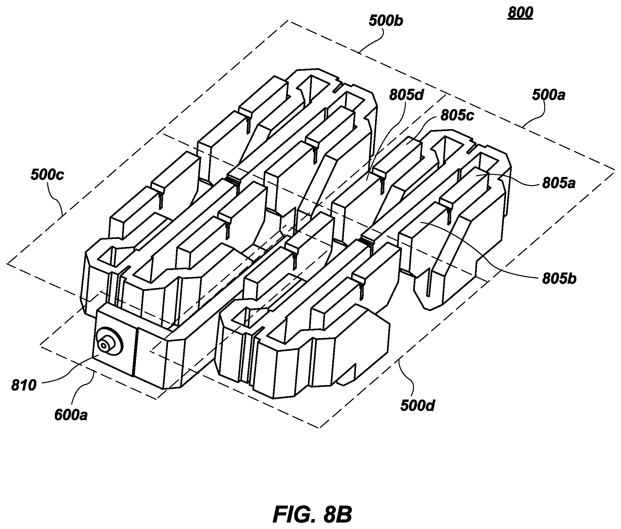 Patent US11784384 Figure 12 – Integrated tracking antenna array combiner network