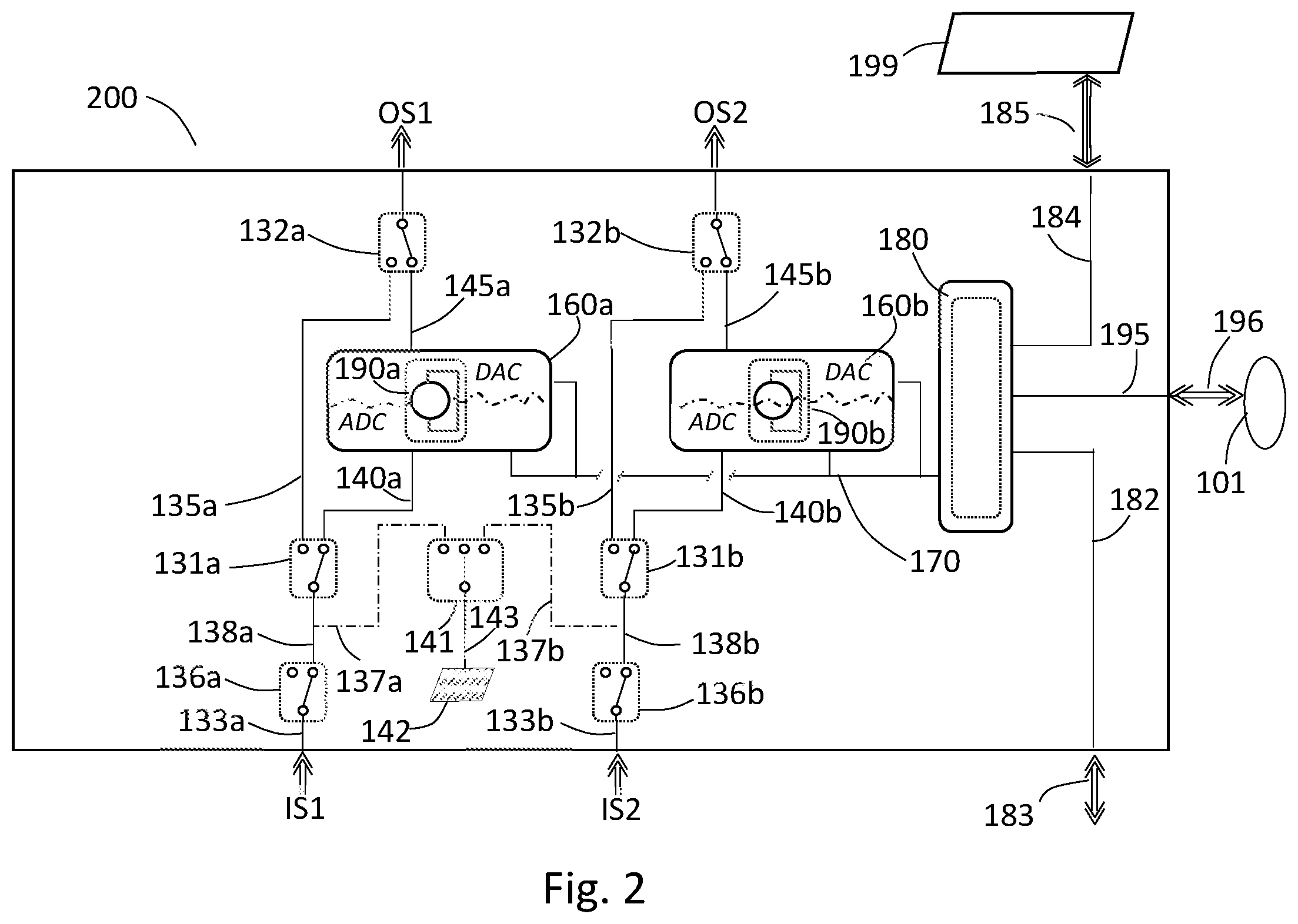 Patent US11784386 Figure 2 – Fault protected signal splitter apparatus