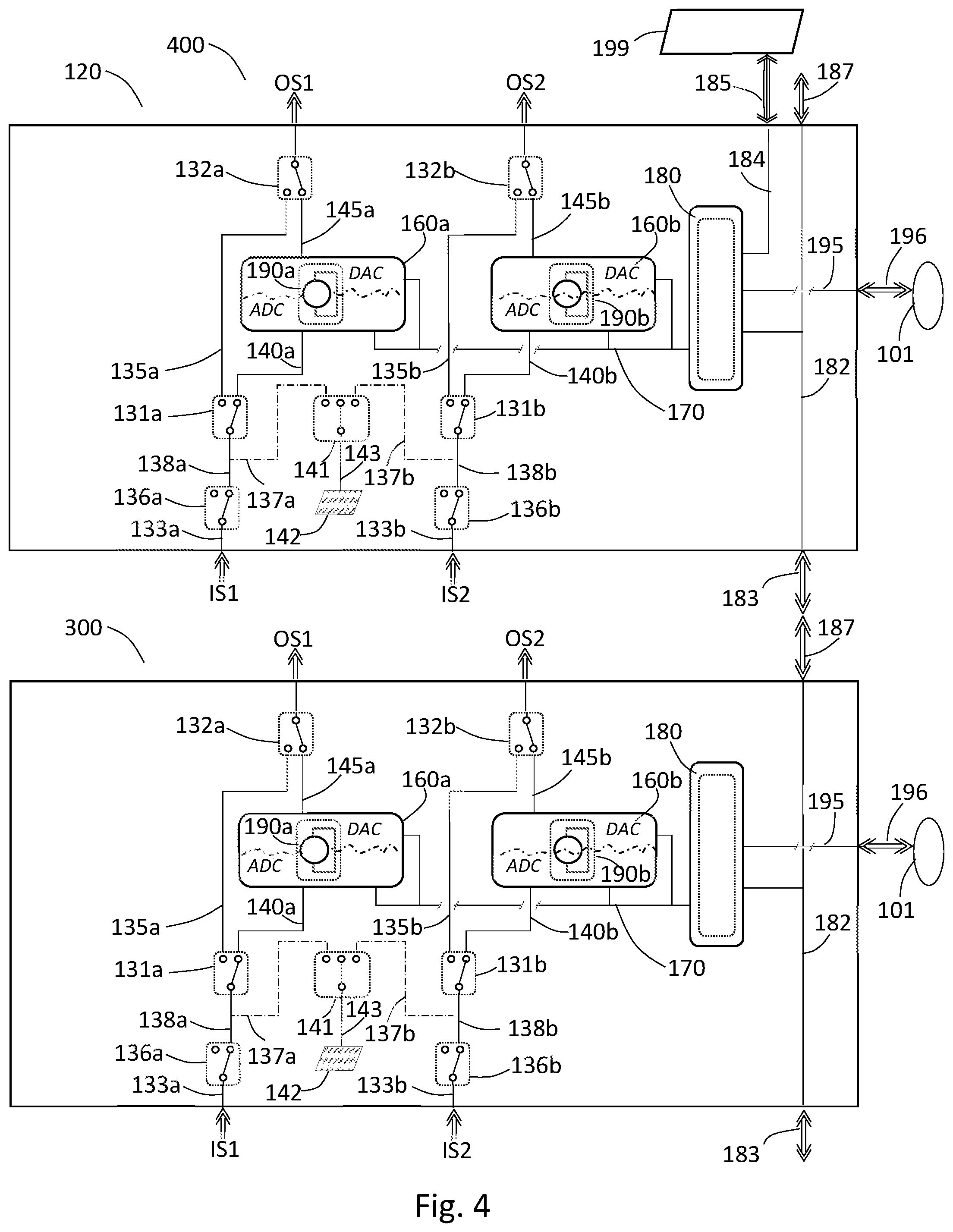 Patent US11784386 Figure 4 – Fault protected signal splitter apparatus