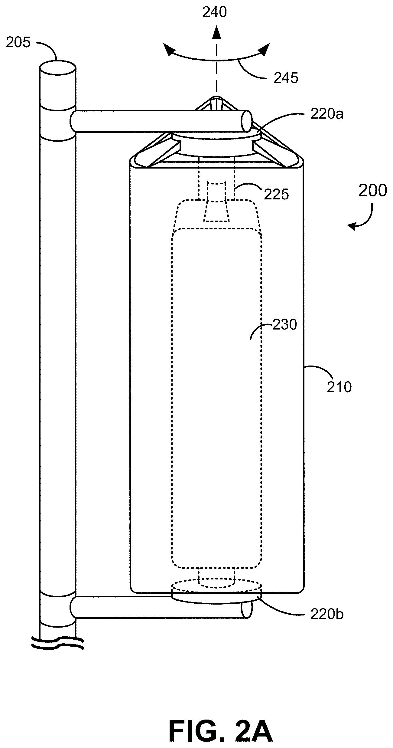 Patent US11784387 Figure 2 – Multi-axis wind deflection radome