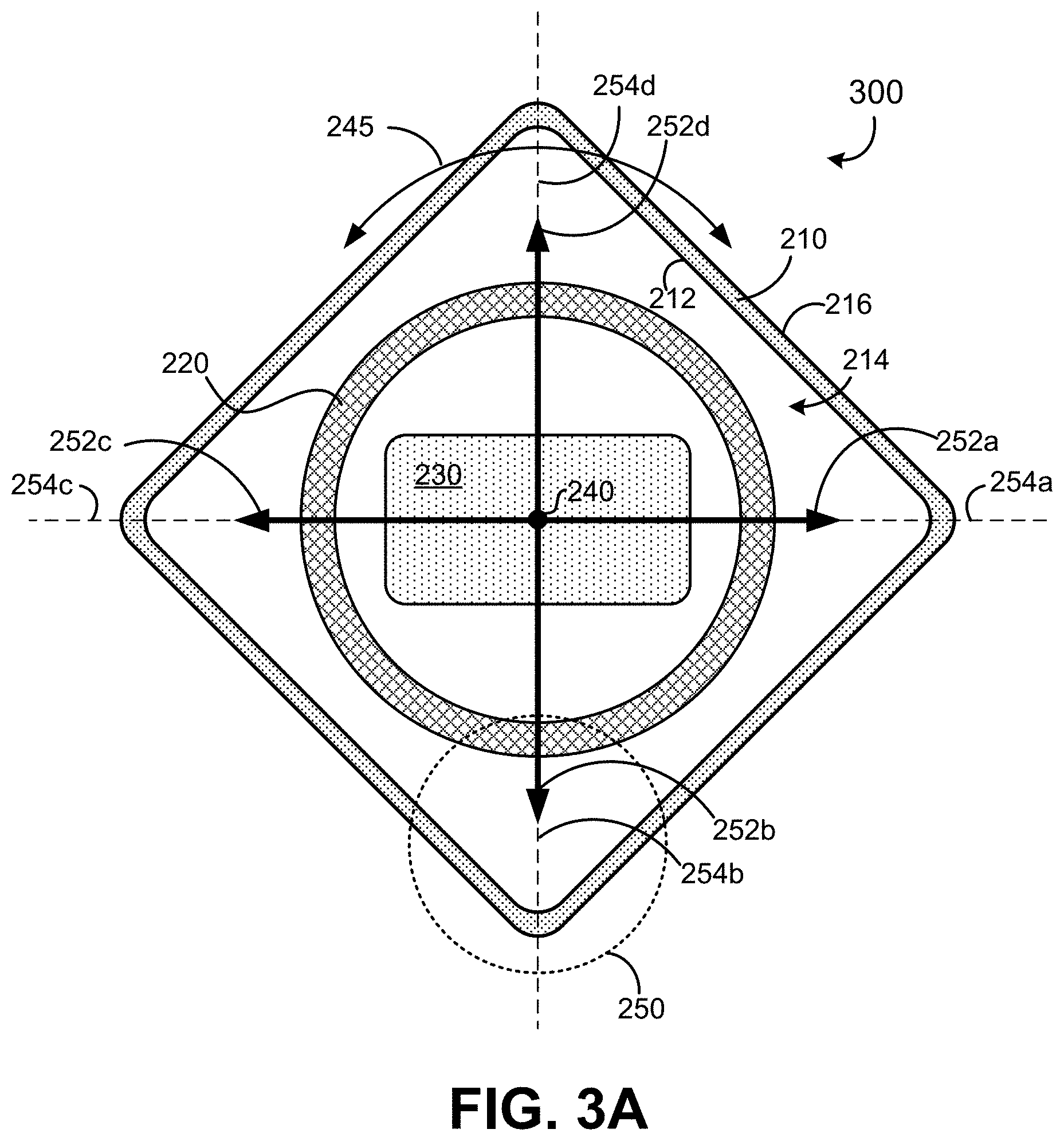 Patent US11784387 Figure 5 – Multi-axis wind deflection radome