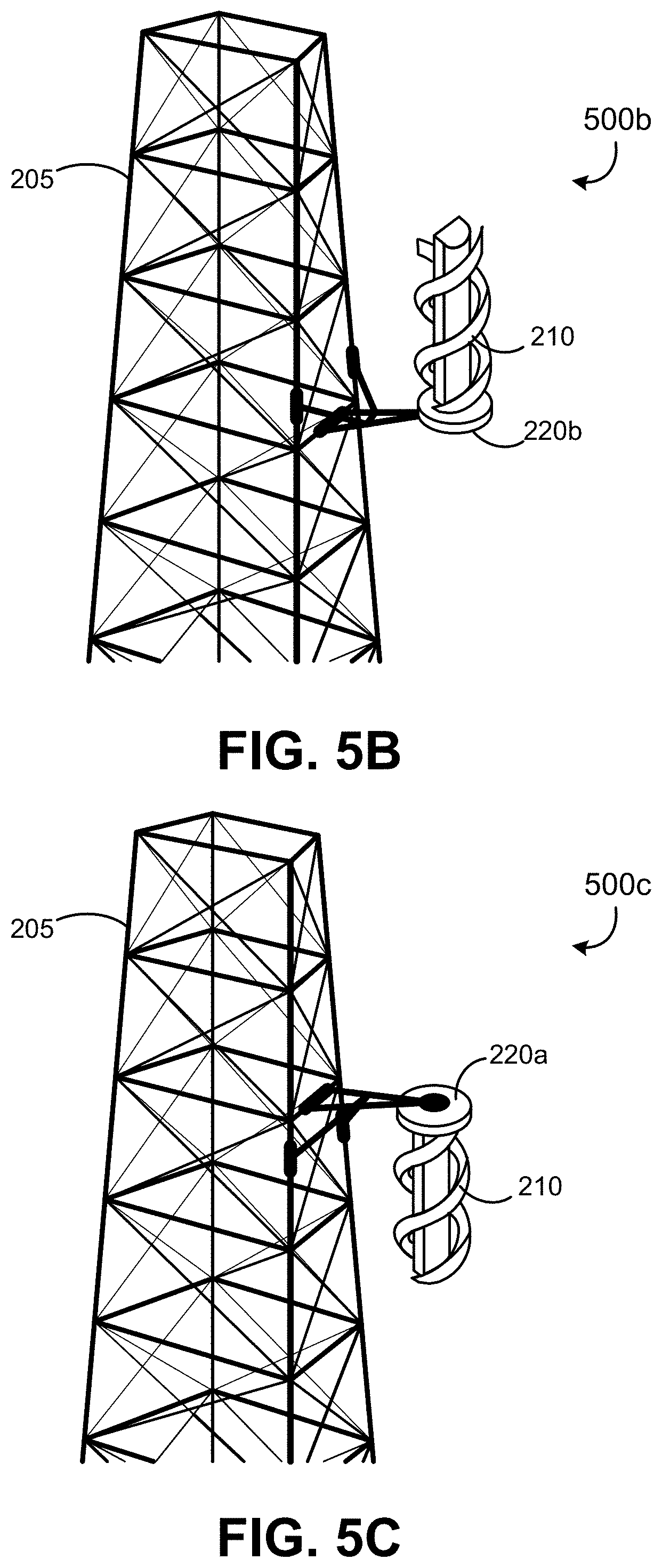 Patent US11784387 Figure 9 – Multi-axis wind deflection radome