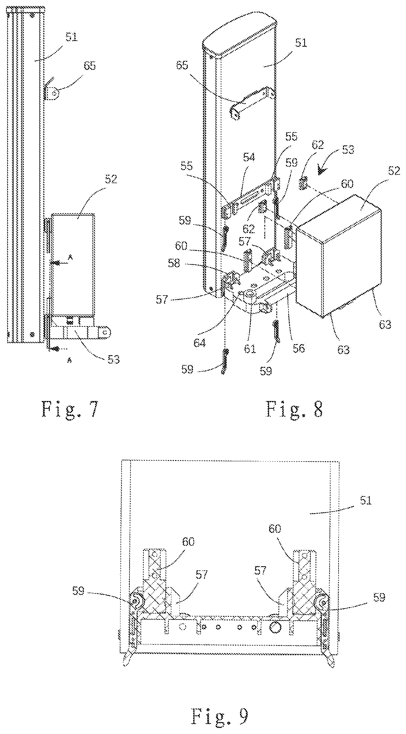Patent US11784389 Figure 7 – Mounting device and base station antenna system and mounting method