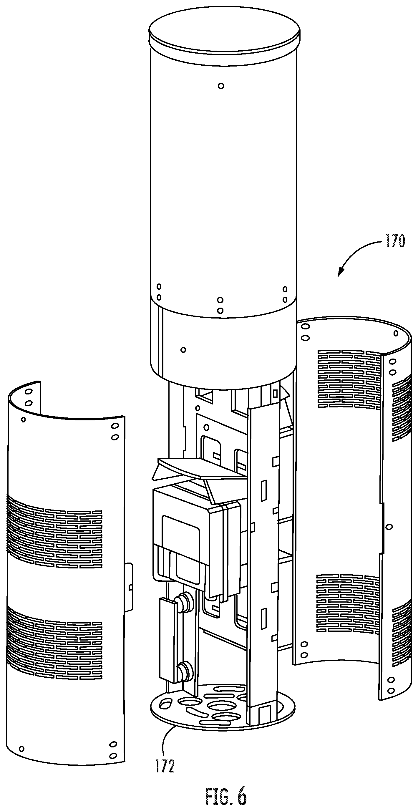Patent US11784390 Figure 4 – Mounting configuration for small cell antenna assembly