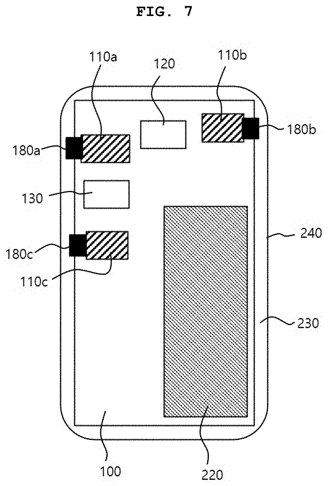 Patent US11784392 Figure 5 – High frequency film transmission line, antenna comprising same, and image display device having antenna coupled thereto