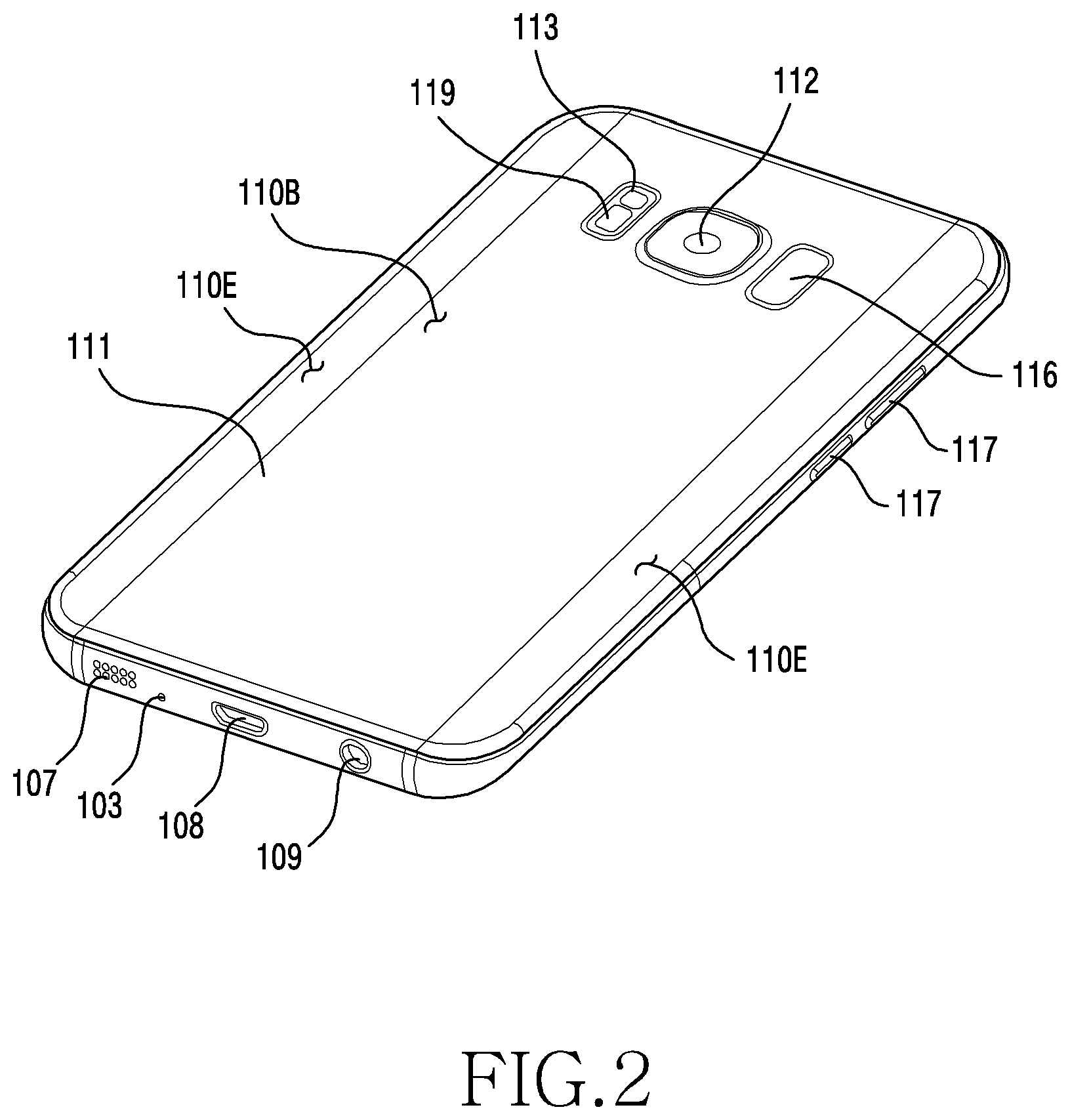 Patent US11784395 Figure 2 – Grip detection method and electronic device supporting same