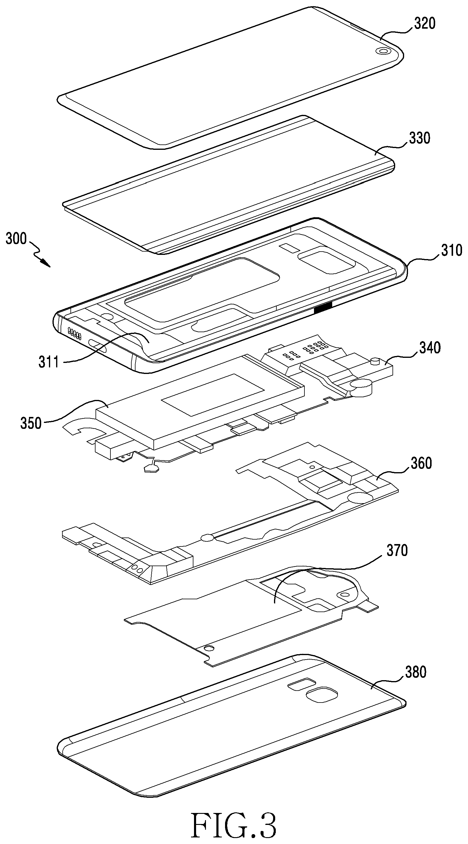 Patent US11784395 Figure 3 – Grip detection method and electronic device supporting same