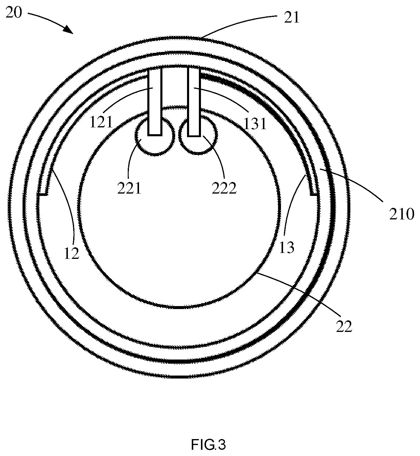 Patent US11784396 Figure 3 – Antenna and wireless earbud comprising the same
