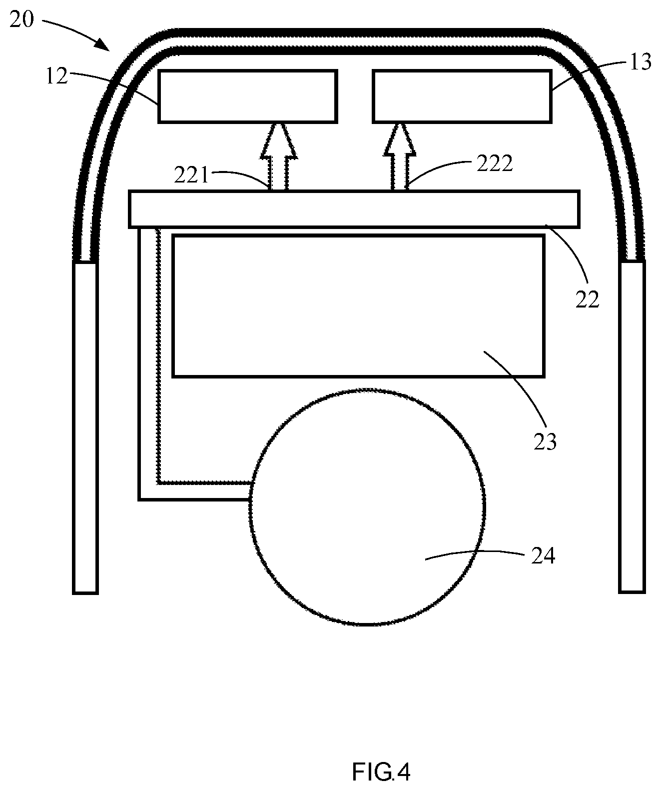 Patent US11784396 Figure 4 – Antenna and wireless earbud comprising the same