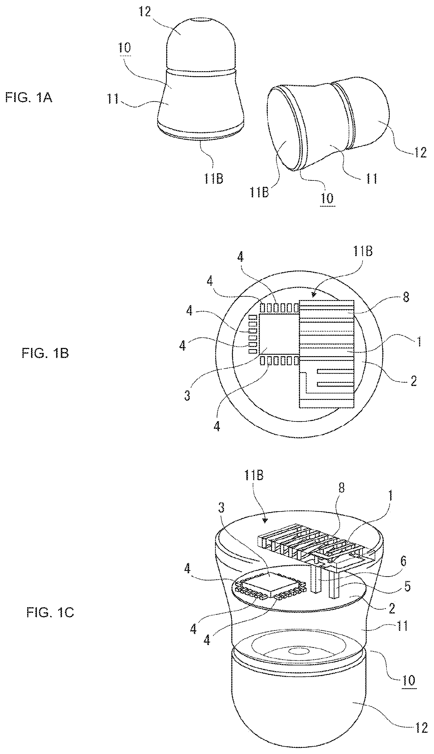Patent US11784398 Figure 1 – Antenna device and earphones