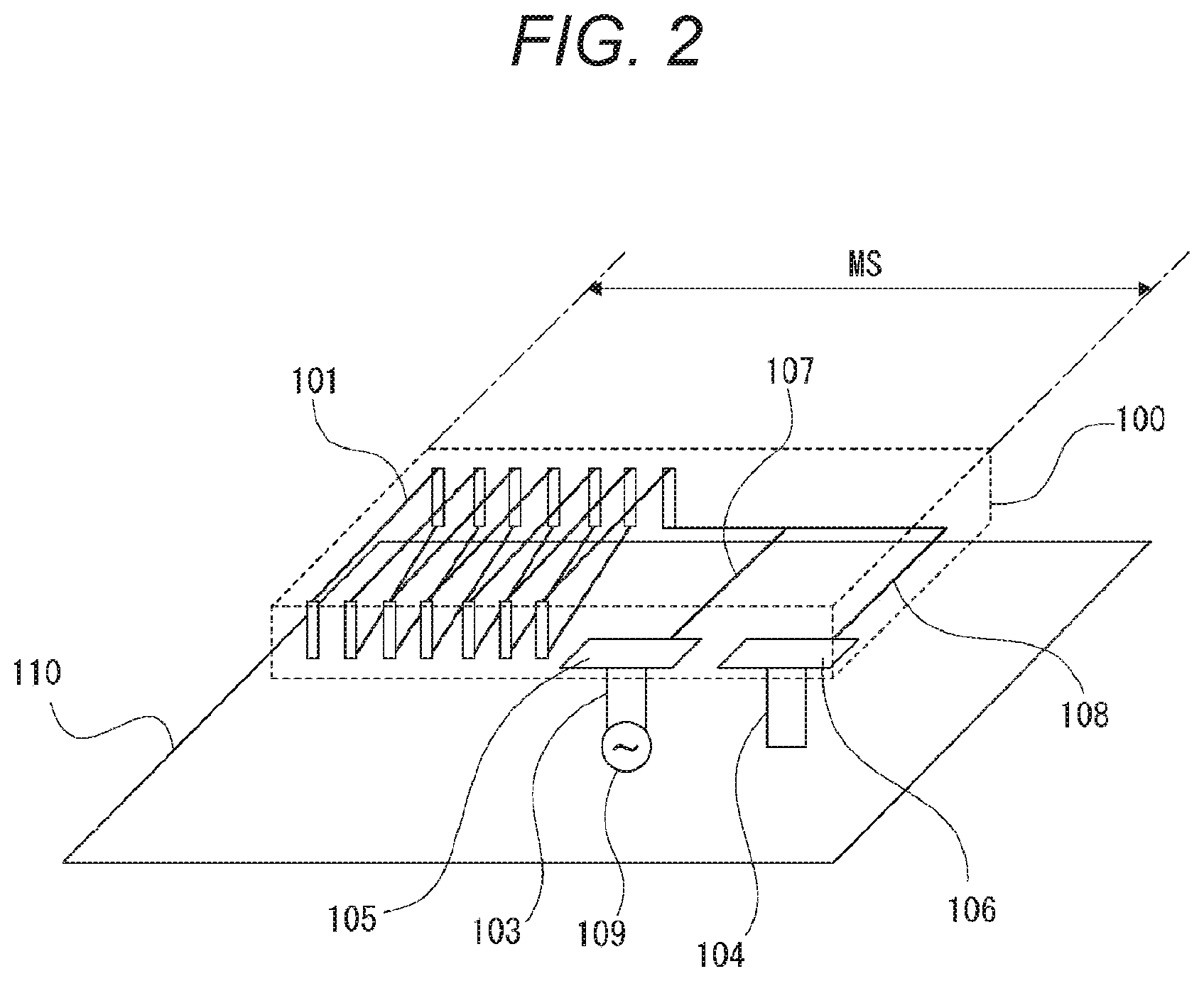 Patent US11784398 Figure 2 – Antenna device and earphones