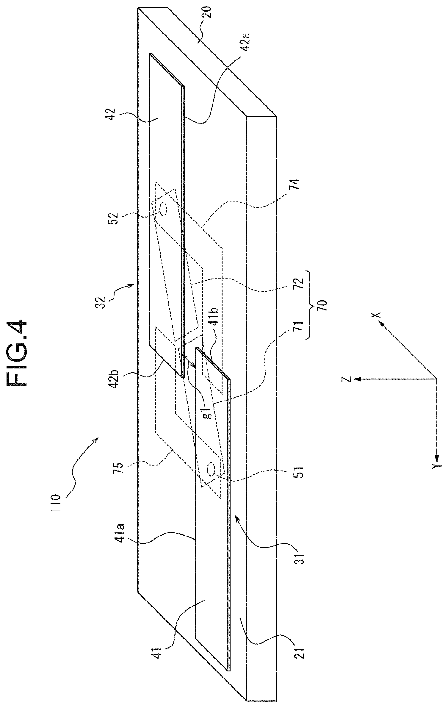 Patent US11784402 Figure 4 – Antenna, wireless communication module, and wireless communication device